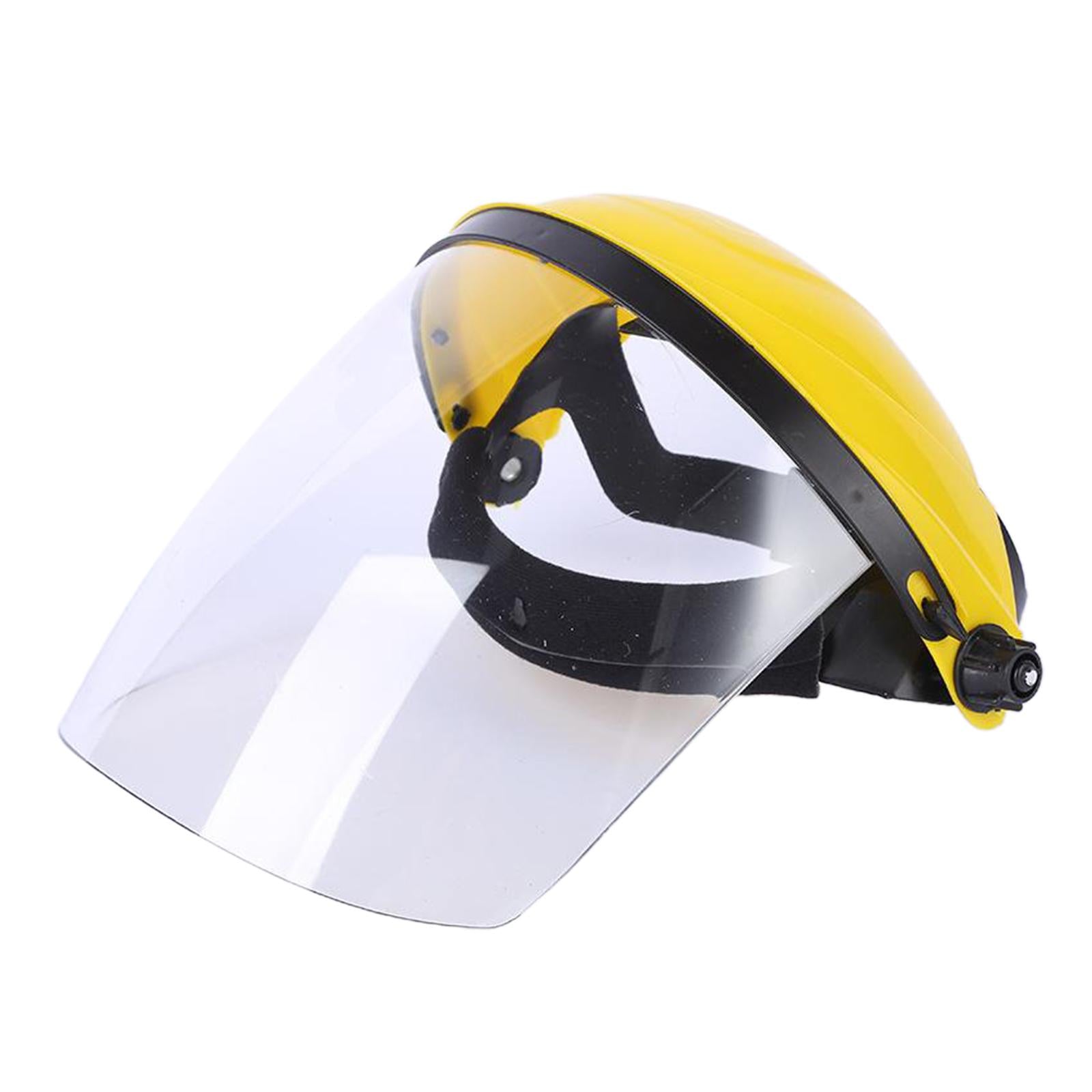 Protective Shield Head-Mounted Face Eye Shield Screen Grinding Clear