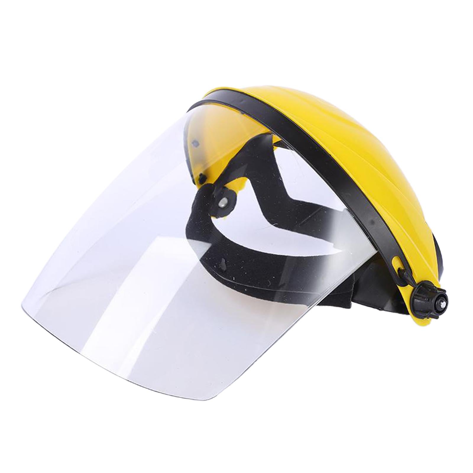 Protective Shield Head-Mounted Face Eye Shield Screen Grinding Clear