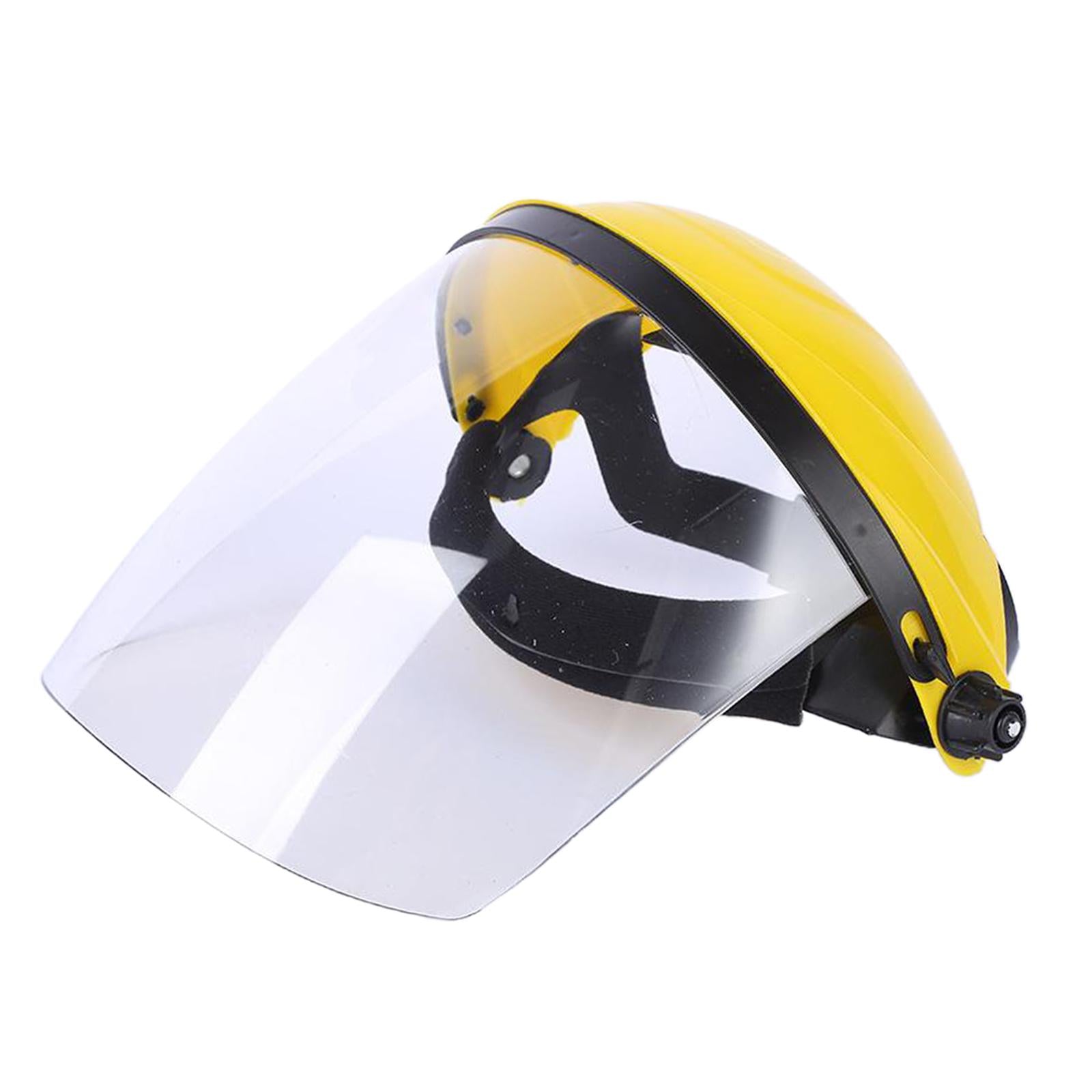 Protective Shield Head-Mounted Face Eye Shield Screen Grinding Clear