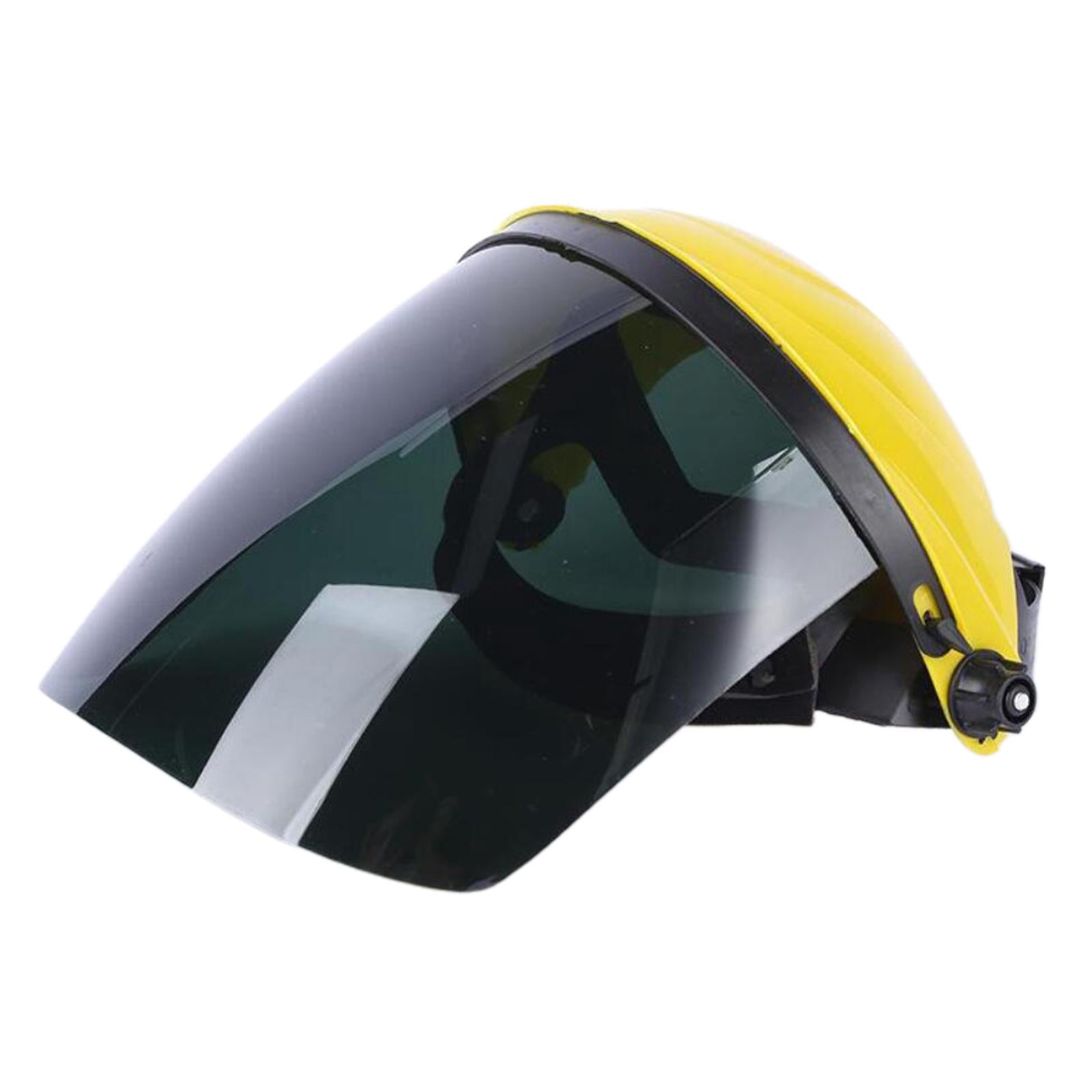 Protective Shield Head-Mounted Face Eye Shield Screen Grinding Gray