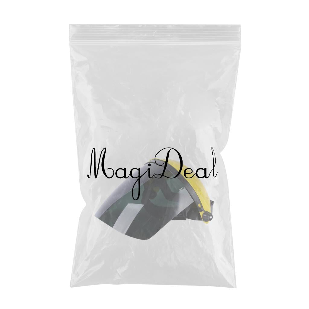 Protective Shield Head-Mounted Face Eye Shield Screen Grinding Gray