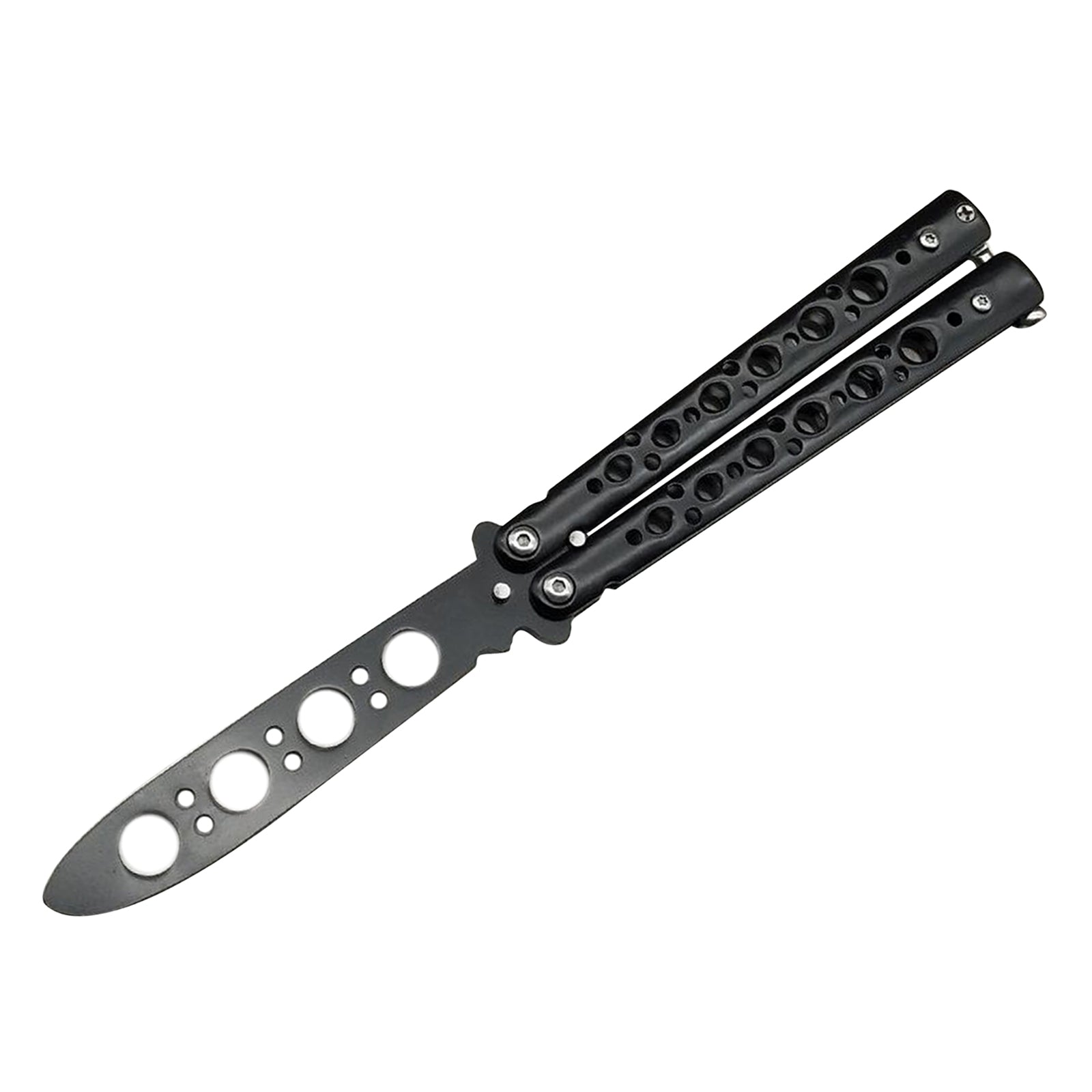 Butterfly Balisong Trainer Training Knife Tool Durable Black