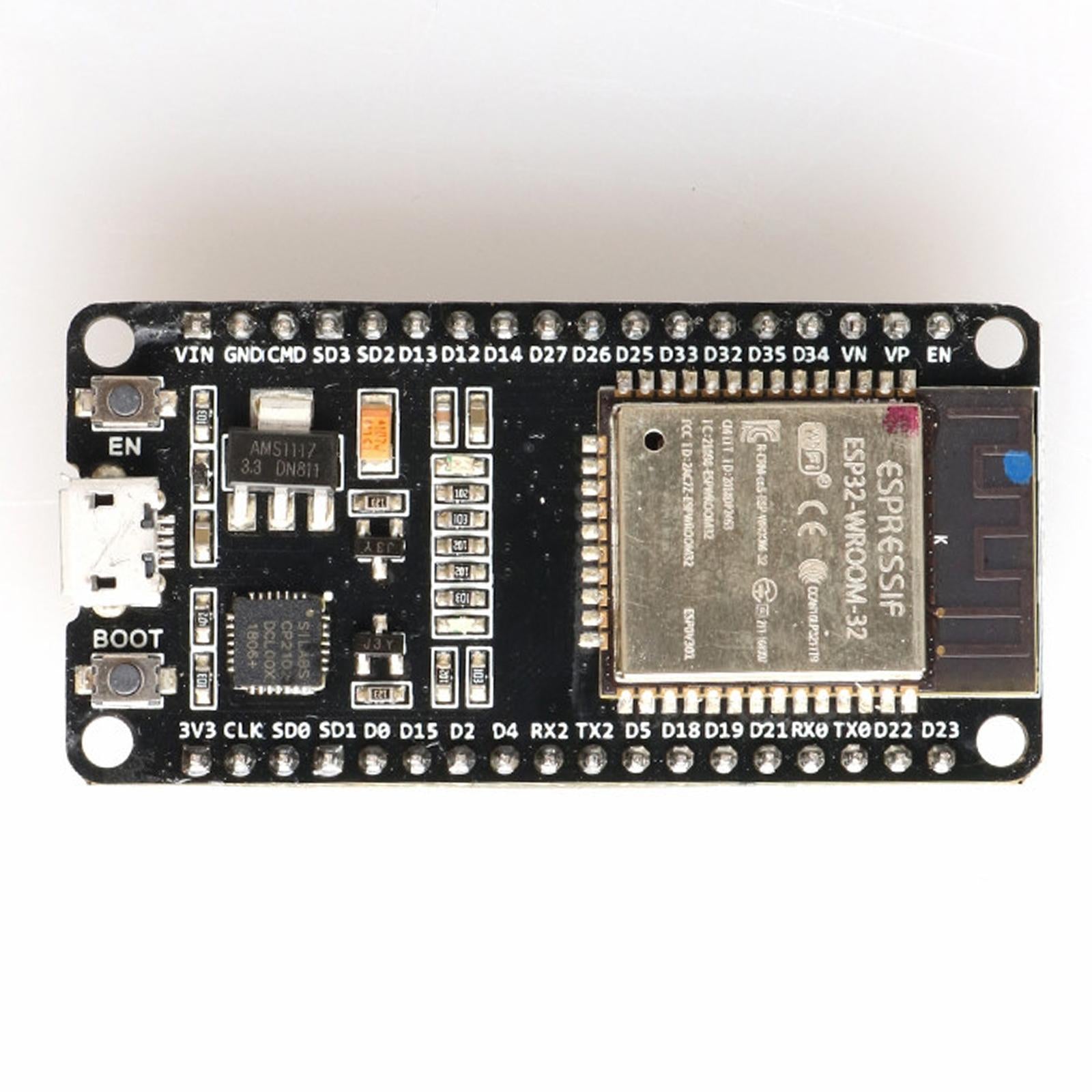 ESP32 Development Board 2.4 GHz WiFi + Bluetooth 2-in-1 Microcontroller