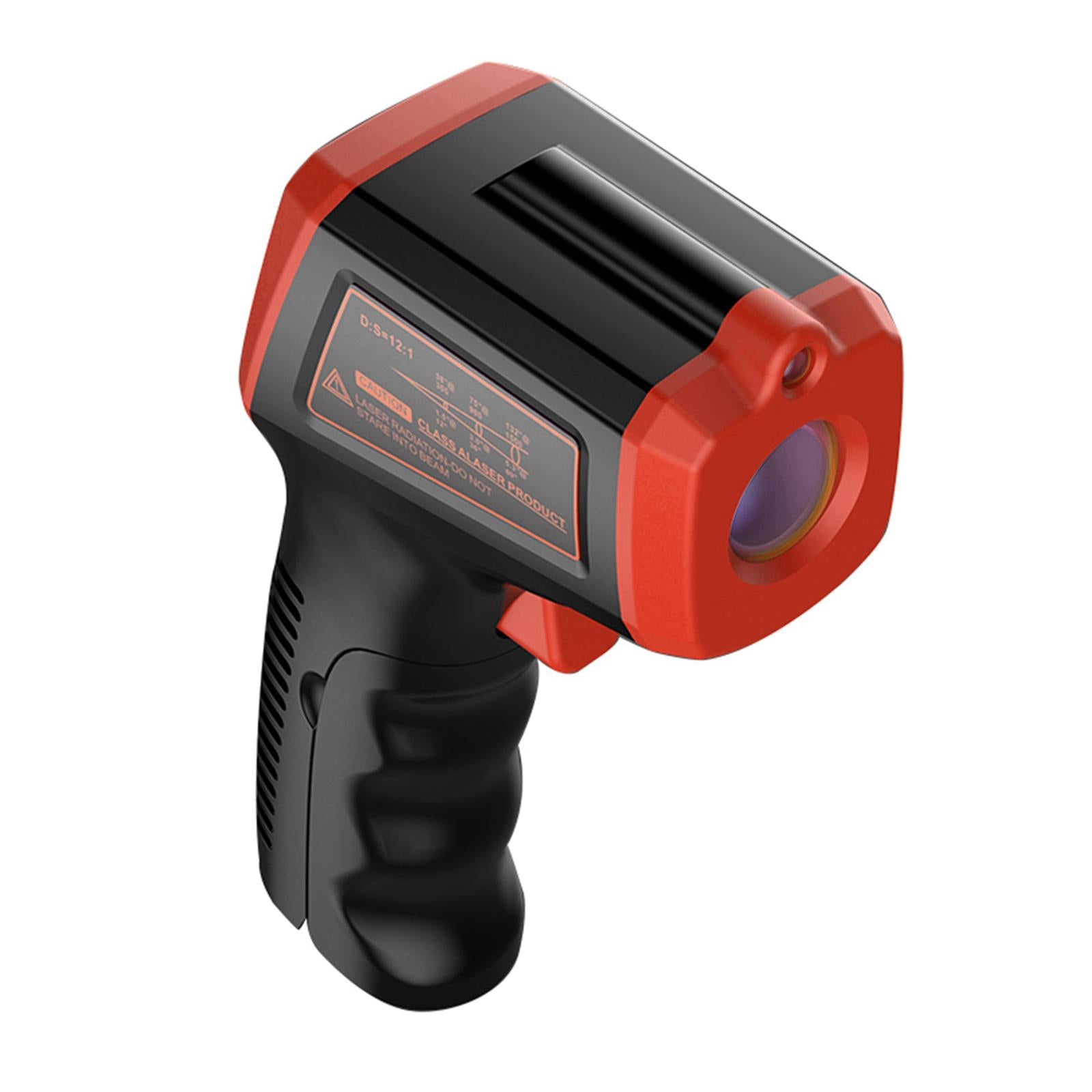 Digital Thermometer Infrared Handheld Temperature Gun Non-Contact Red