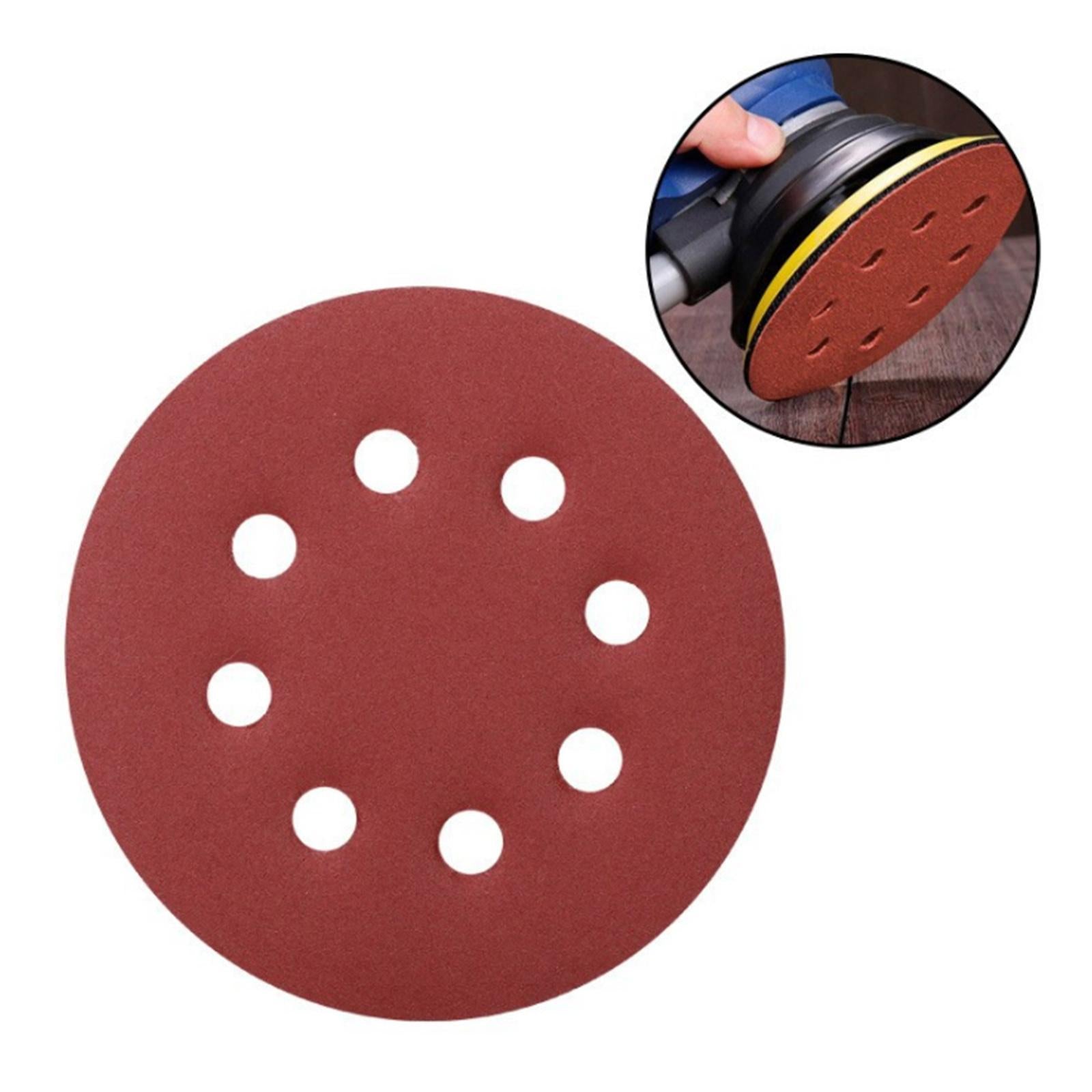 Red Sandpaper 60/ 80/ 100/ 120 /240 Grit Sanding Disc Roll of 100