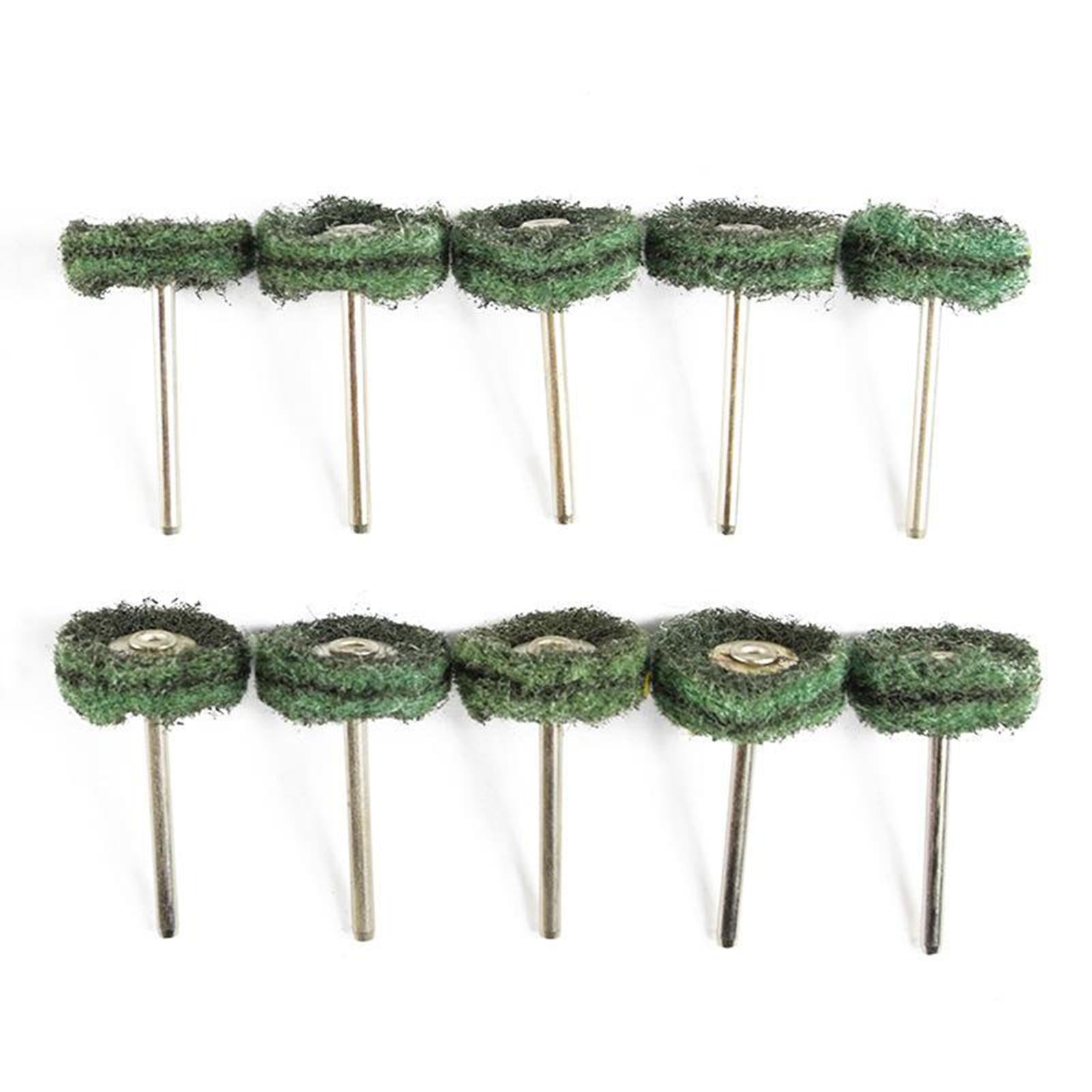 3mm Abrasive Nylon Polishing Buffing Wheels Rotary Tool Set 4 Colors 40pcs