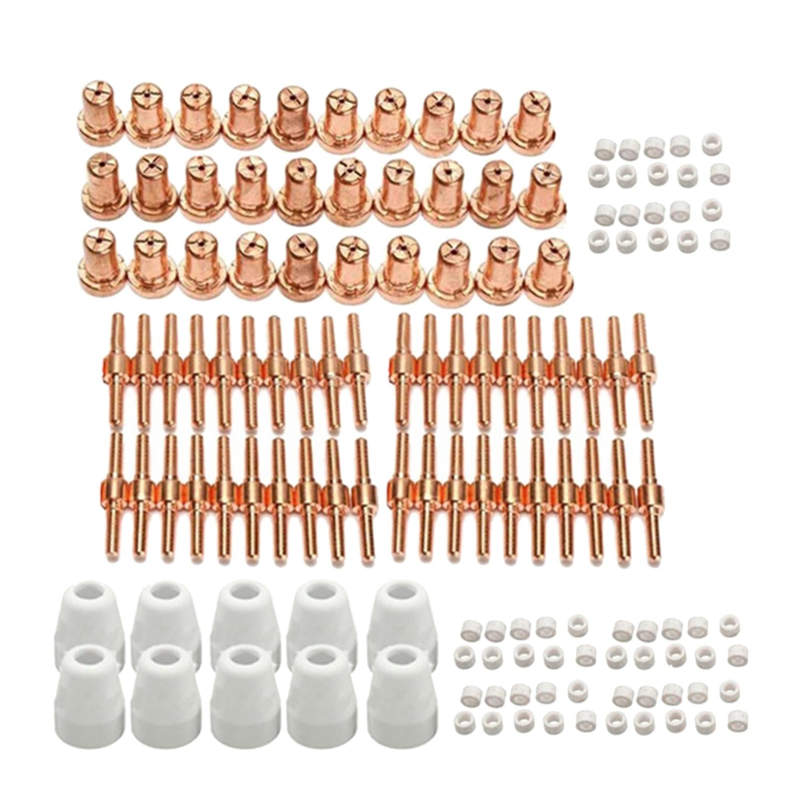 140pc/set Plasma Cutter Kits Electrodes Accessories for LG-40 PT-31 Parts