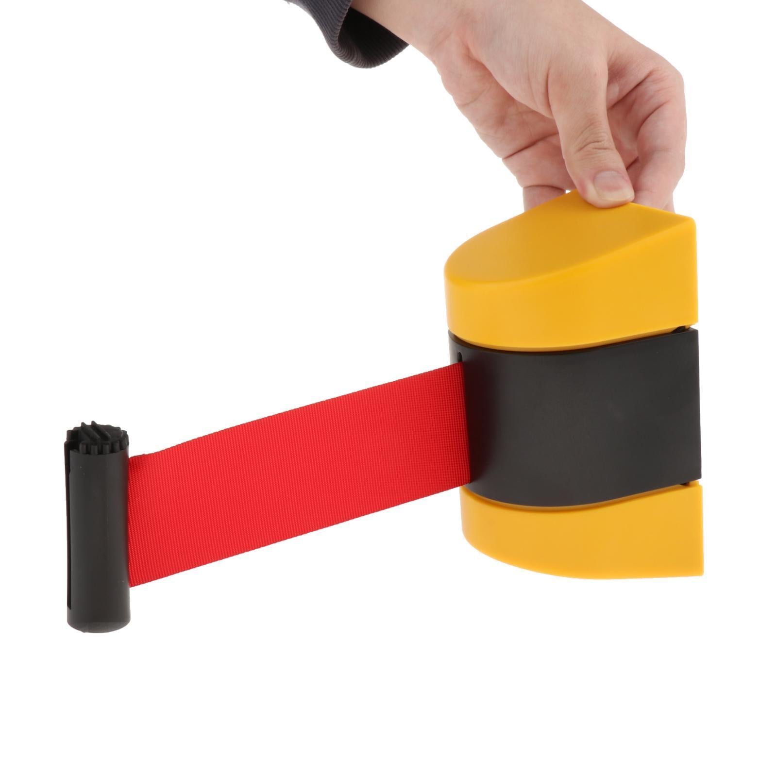 Wall Mount Retractable Belt Barrier with ABS Case Crowd Control 2Meter