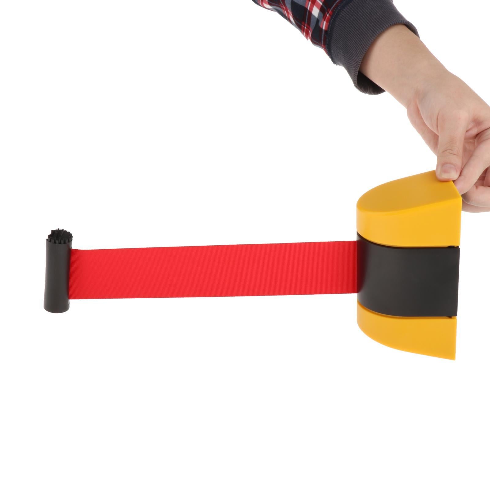 Wall Mount Retractable Belt Barrier with ABS Case Crowd Control 5Meter