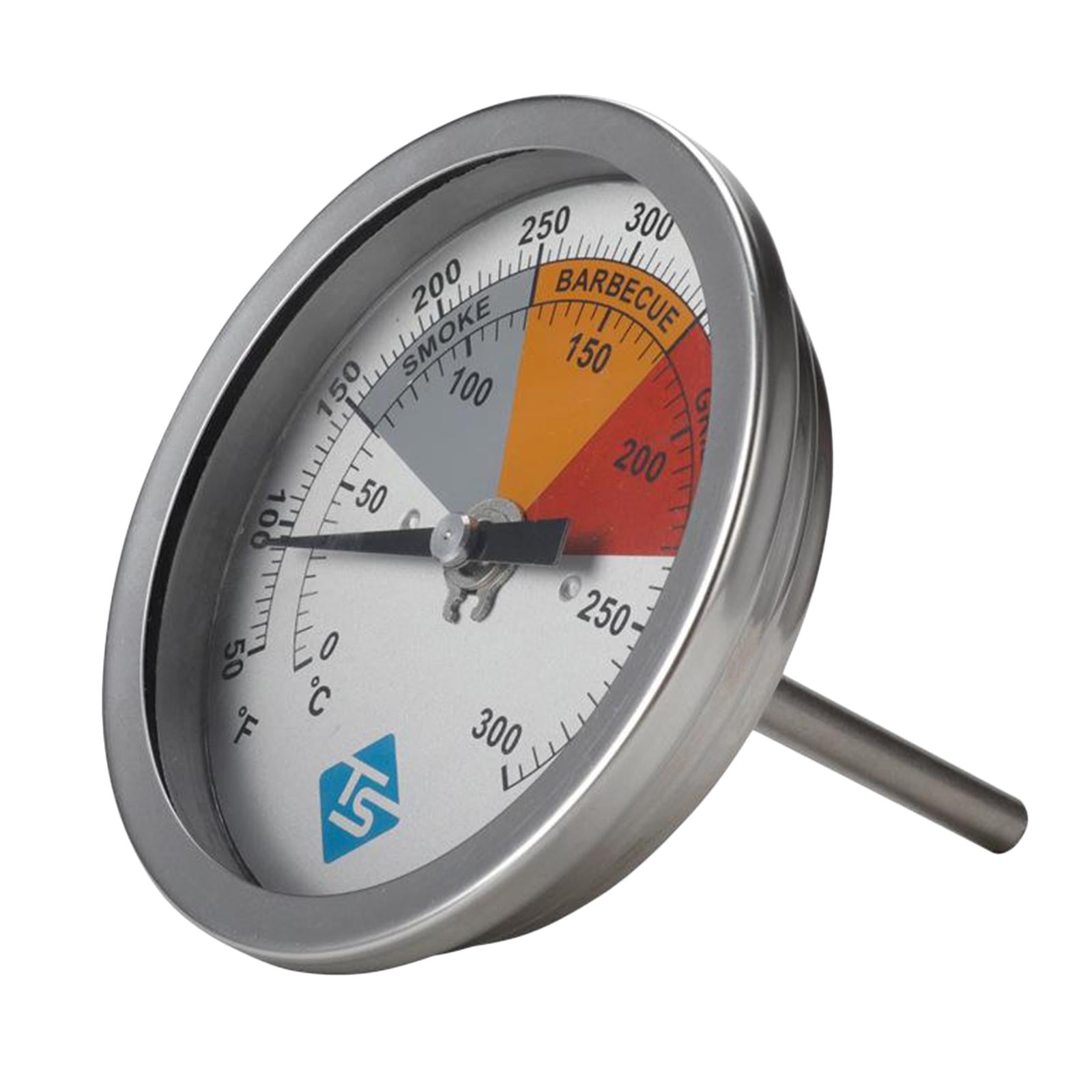 Temperature Thermometer Gauge Barbecue BBQ Grill Smoker Pit Thermostat Tool