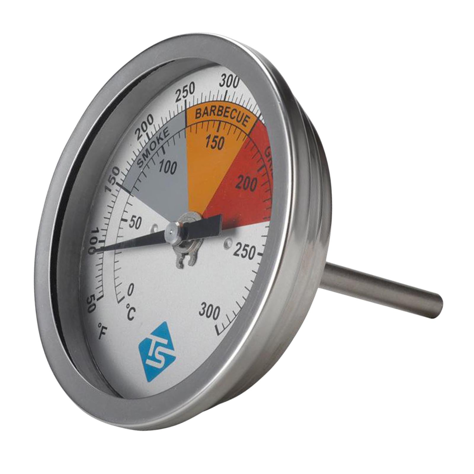 Temperature Thermometer Gauge Barbecue BBQ Grill Smoker Pit Thermostat Tool