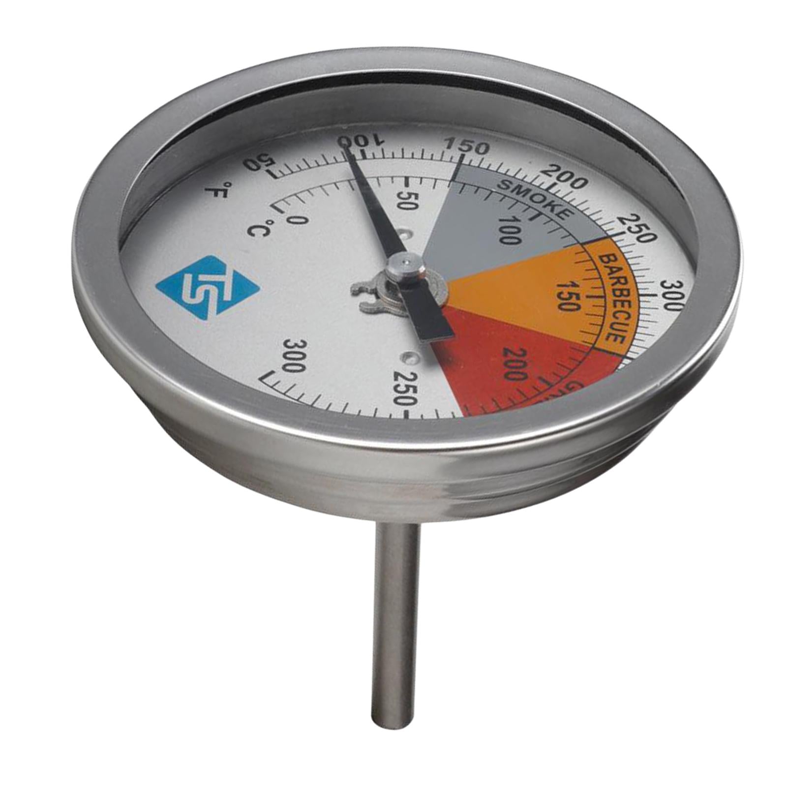 Temperature Thermometer Gauge Barbecue BBQ Grill Smoker Pit Thermostat Tool