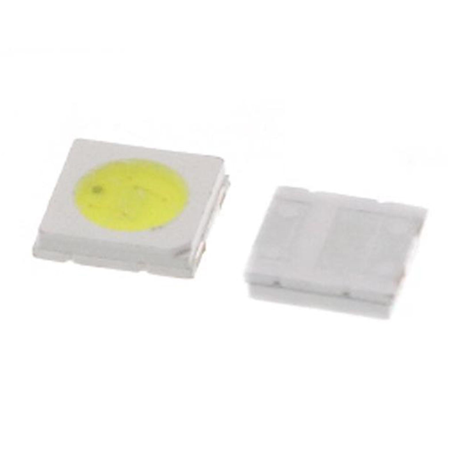 100pcs 3535 COLD WHITE SMD LED Diode Lights Surface Mount Chip 3V