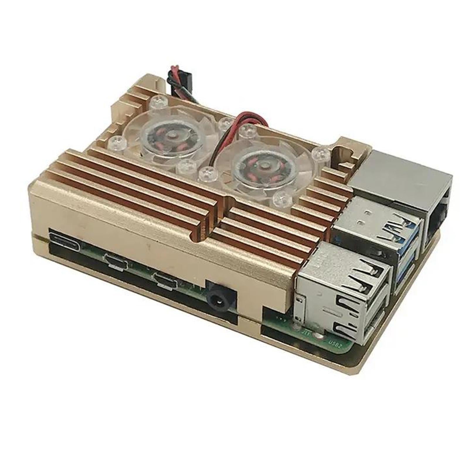 Protection Aluminum Alloy Case Metal Enclosure for Raspberry Pi 4 Model B