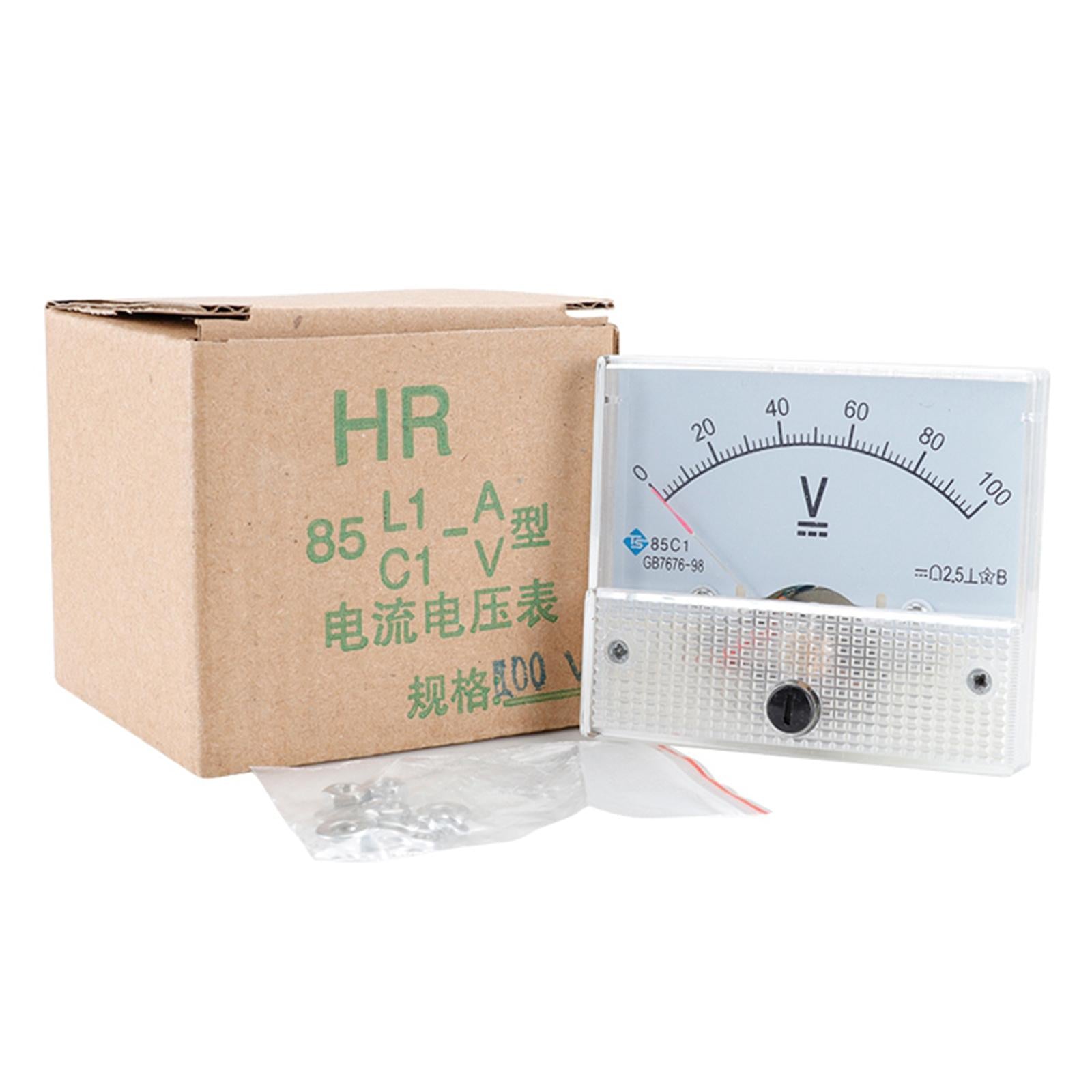 85C1 Analog Panel Meter Voltmeter DC Volt Voltage Meter Gauge DC 0-100V