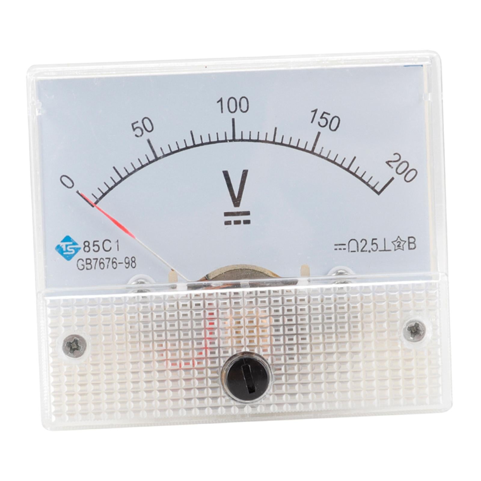 85C1 Analog Panel Meter Voltmeter DC Volt Voltage Meter Gauge DC 0-200V