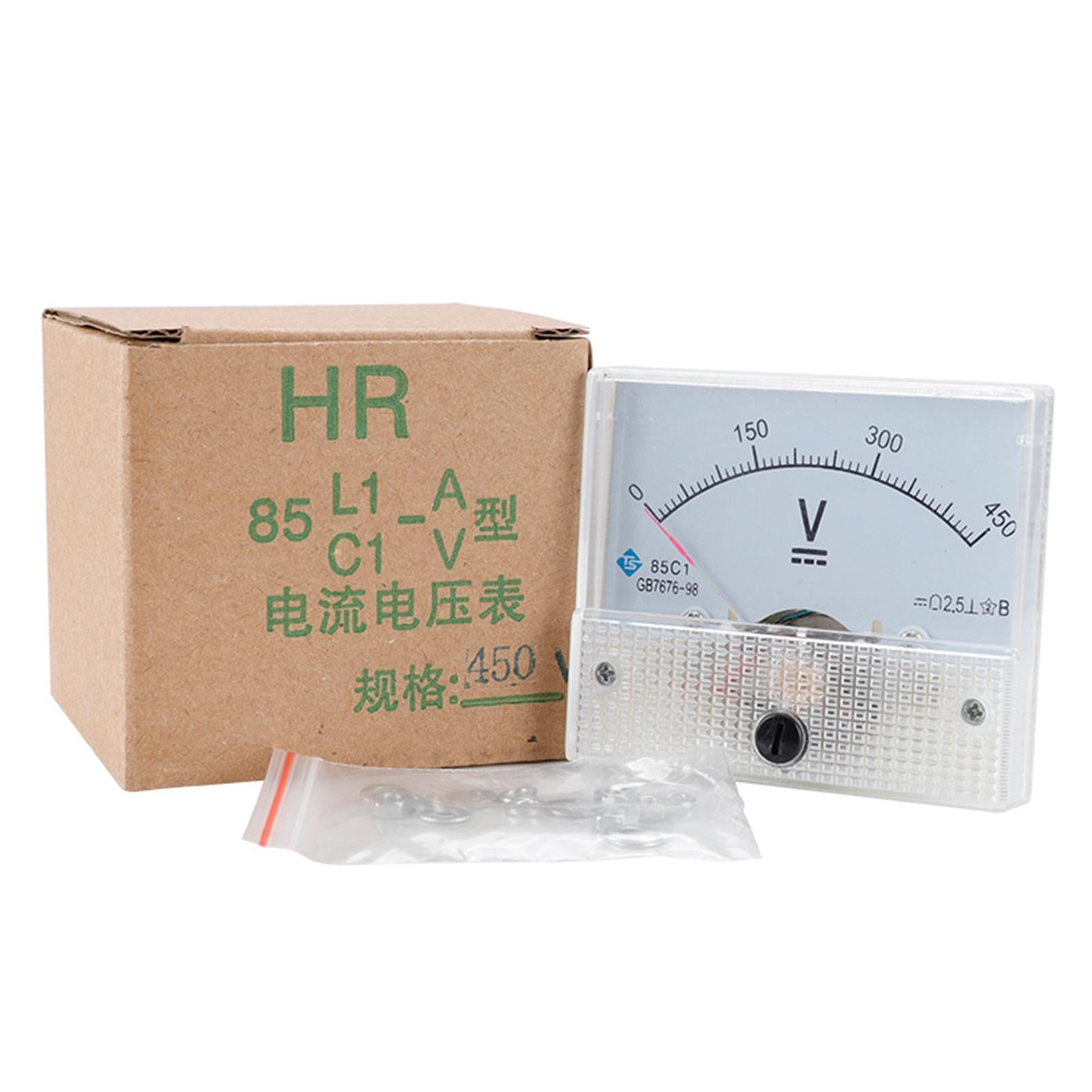 85C1 Analog Panel Meter Voltmeter DC Volt Voltage Meter Gauge DC 0-450V