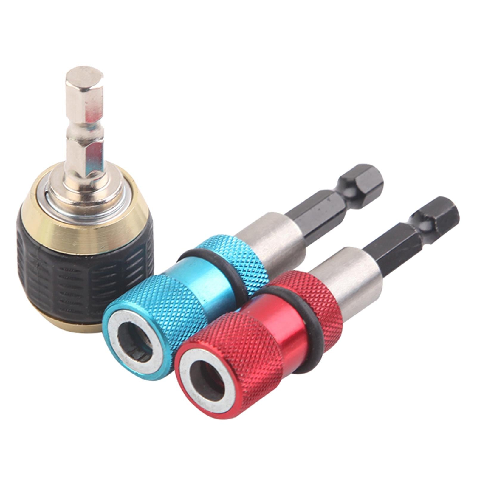 Magnetic Drywall Screw Bit Holder 1/4 Hex Shank Drill Screw Tool Golden"