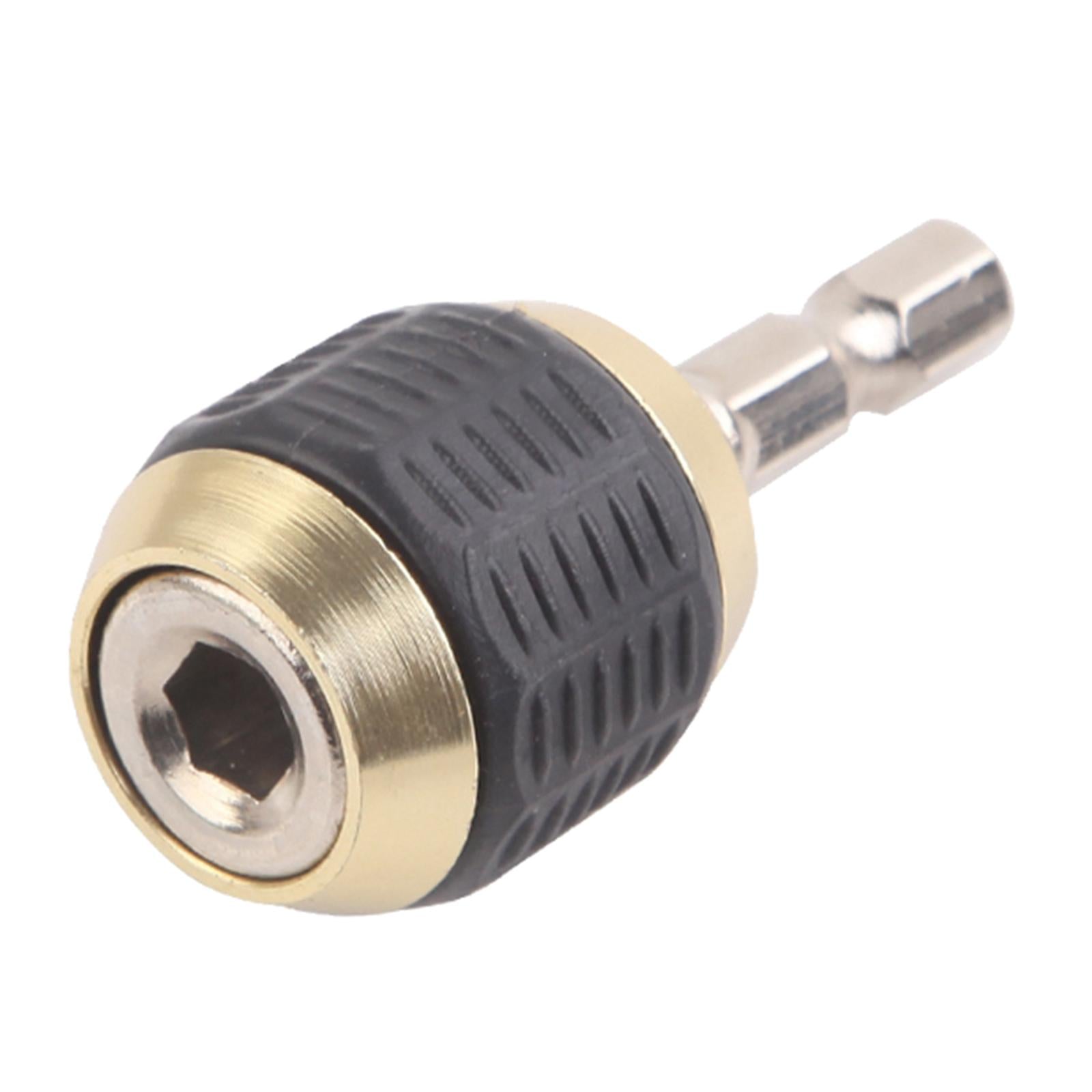 Magnetic Drywall Screw Bit Holder 1/4 Hex Shank Drill Screw Tool Golden"