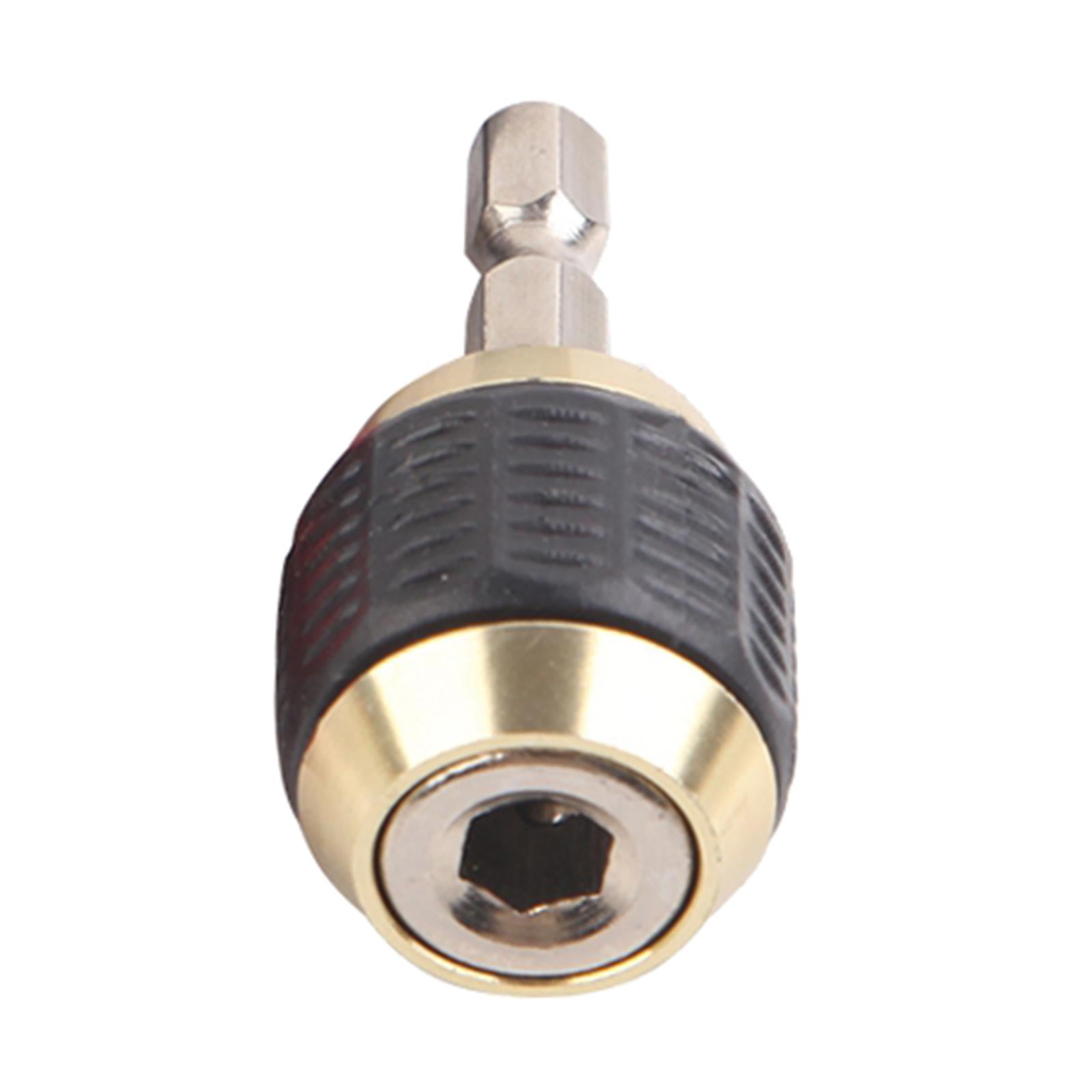 Magnetic Drywall Screw Bit Holder 1/4 Hex Shank Drill Screw Tool Golden