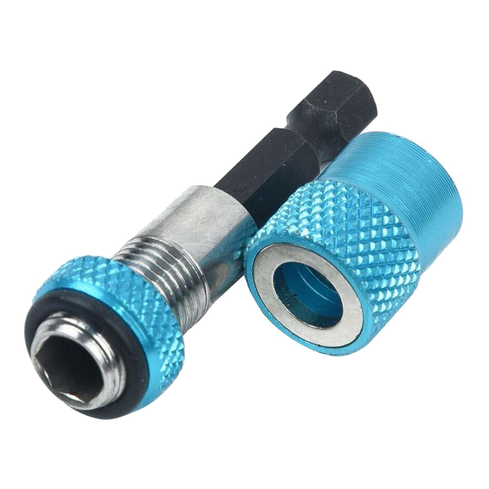 Magnetic Drywall Screw Bit Holder 1/4 Hex Shank Drill Screw Tool Blue"