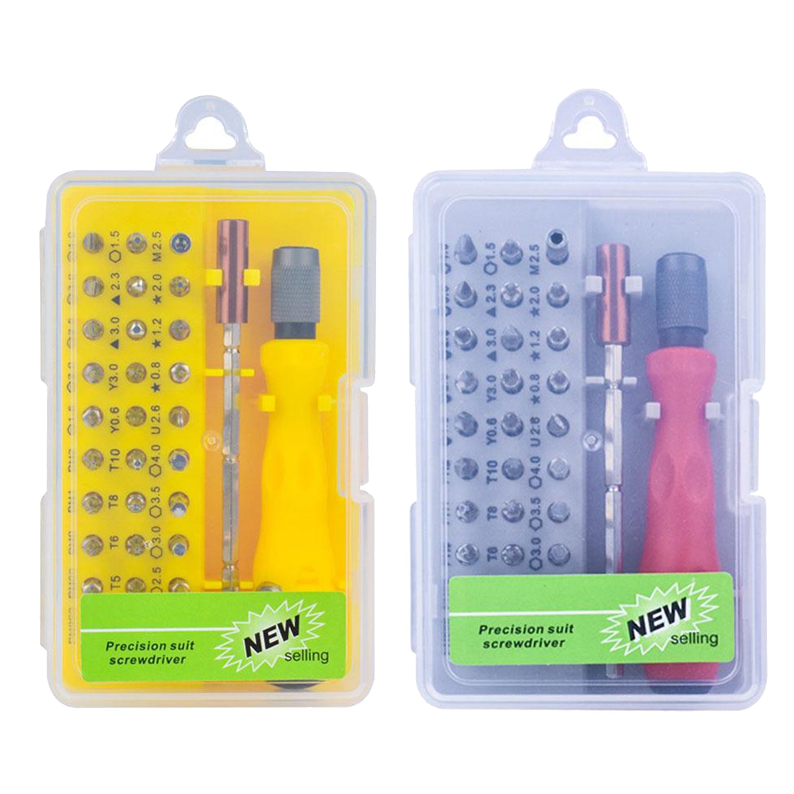Precision Screwdriver Set Computer Mobilephone Watch Glasses Repairing Yellow