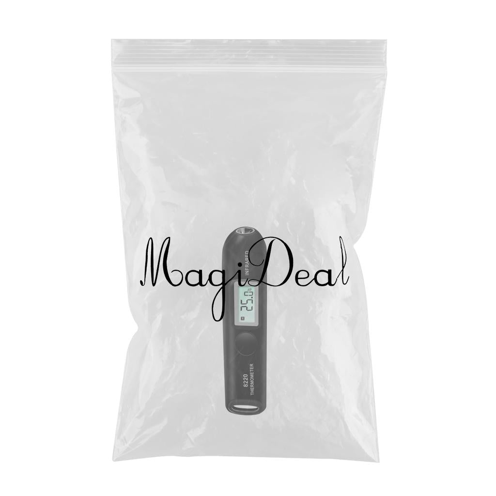 Digital LCD Infrared Thermometer No Touch Temperature Sensor Pen Black