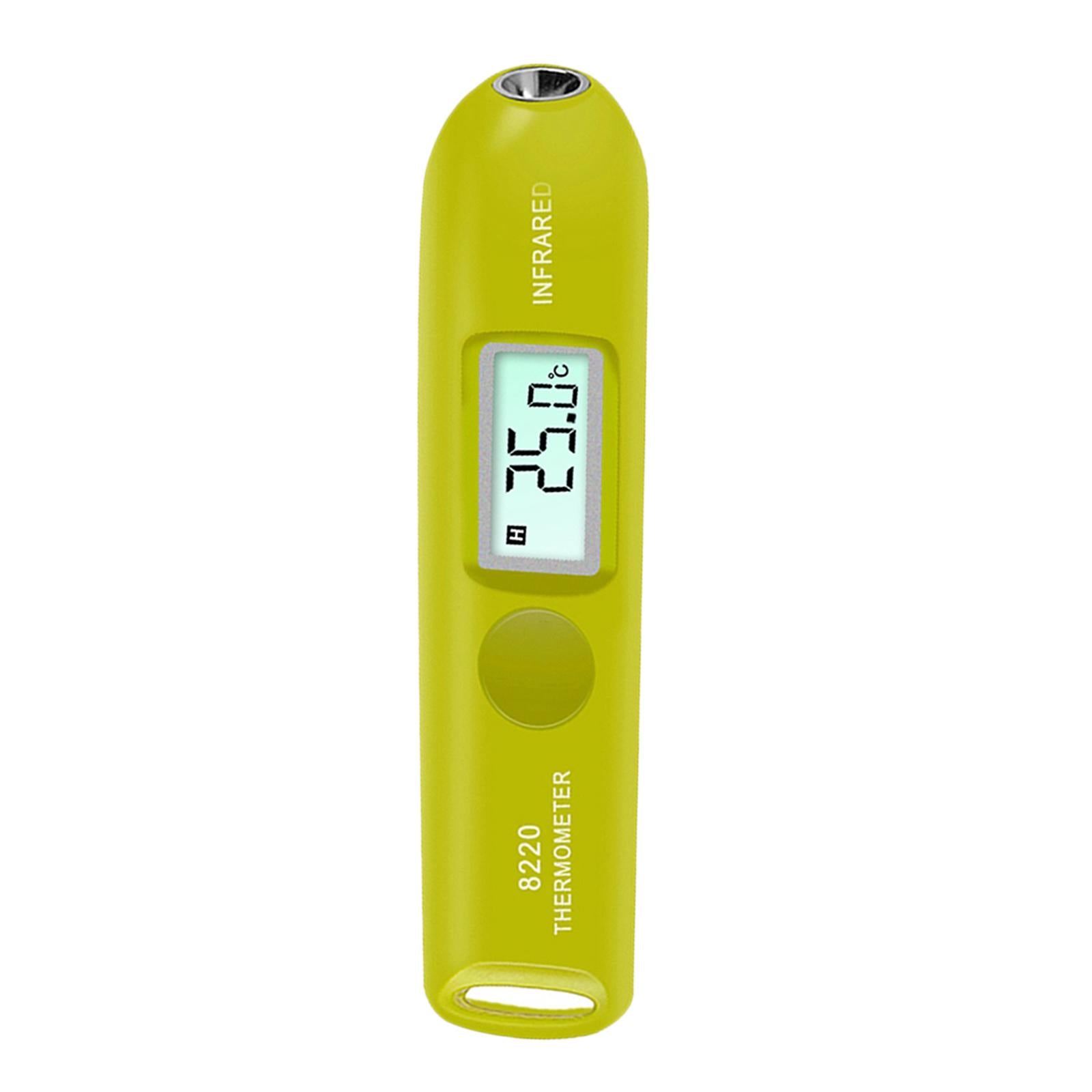 Digital LCD Infrared Thermometer No Touch Temperature Sensor Pen Light Green