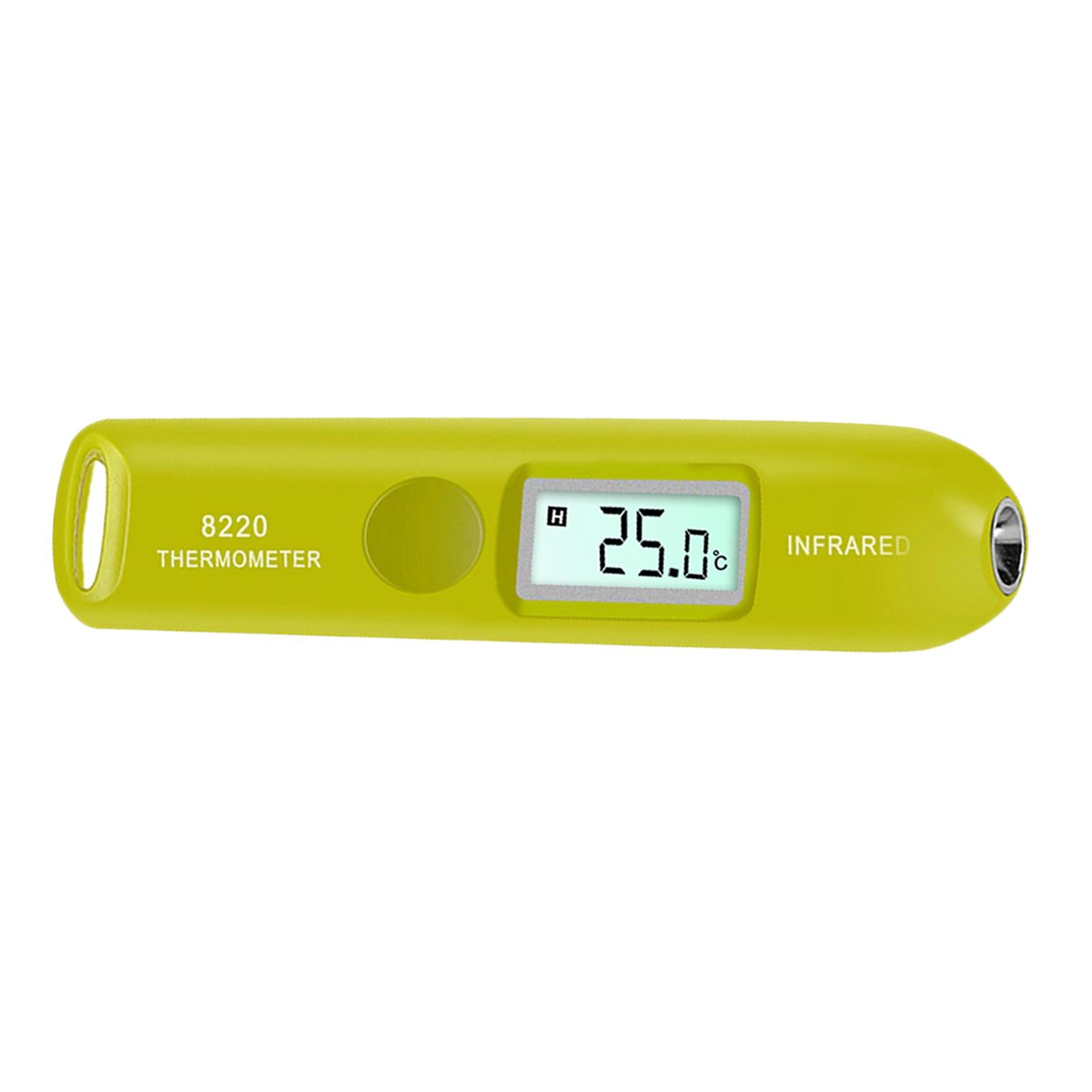 Digital LCD Infrared Thermometer No Touch Temperature Sensor Pen Light Green