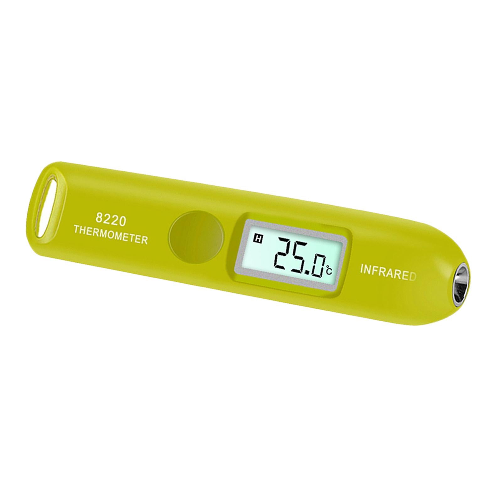 Digital LCD Infrared Thermometer No Touch Temperature Sensor Pen Light Green