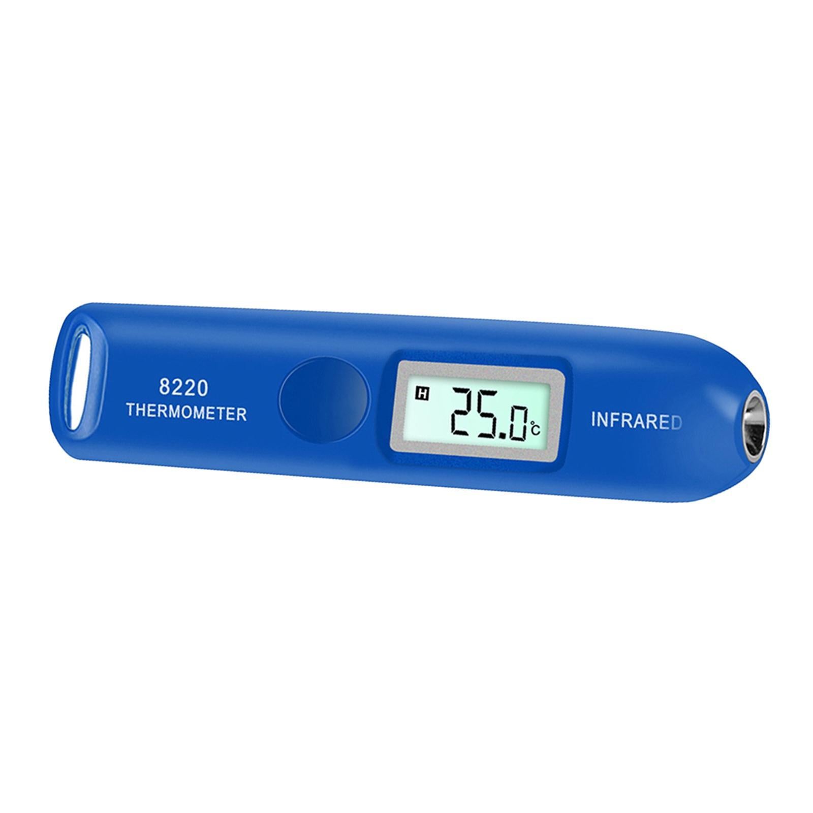 Digital LCD Infrared Thermometer No Touch Temperature Sensor Pen Blue
