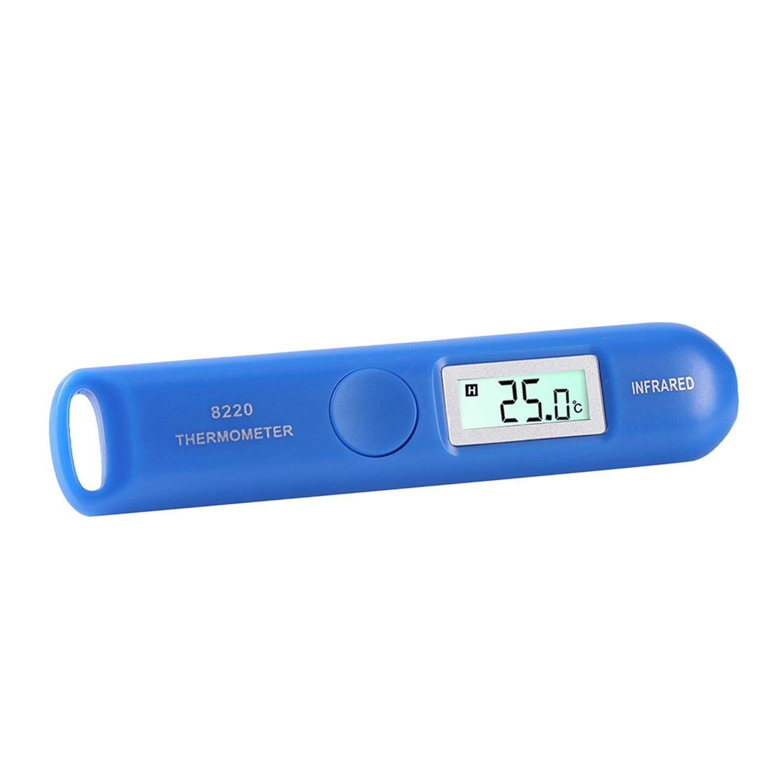 Digital LCD Infrared Thermometer No Touch Temperature Sensor Pen Blue