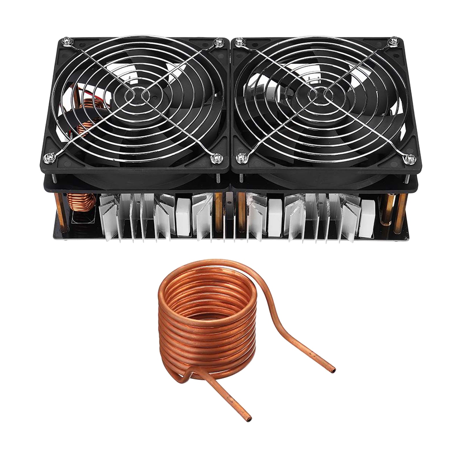 ZVS Induction Heating Board 2500W Driver Heater + Tesla Coil + Dual Fan