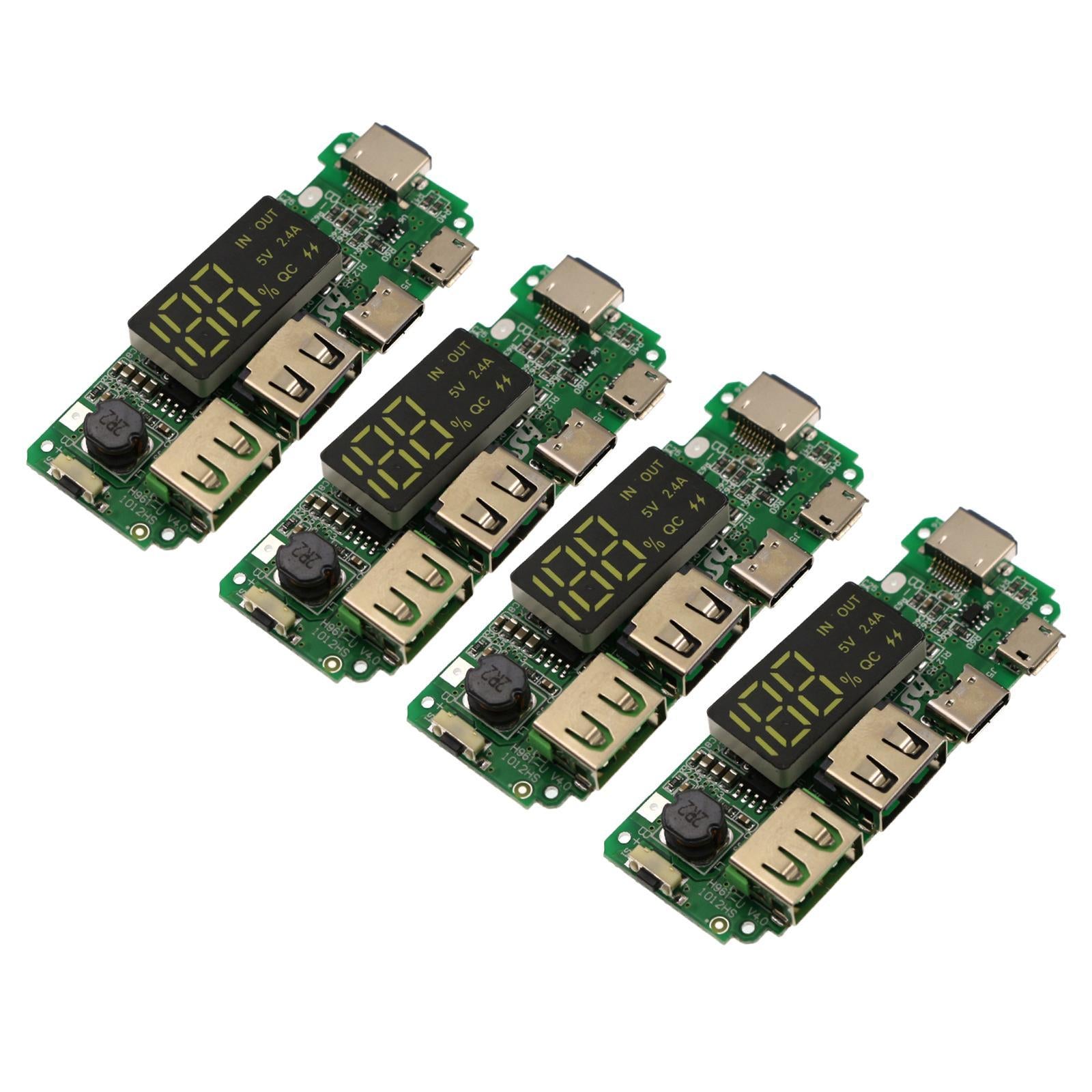 4x Charging Boards Dual USB 5V 2.4A Mobile Charger Module LED