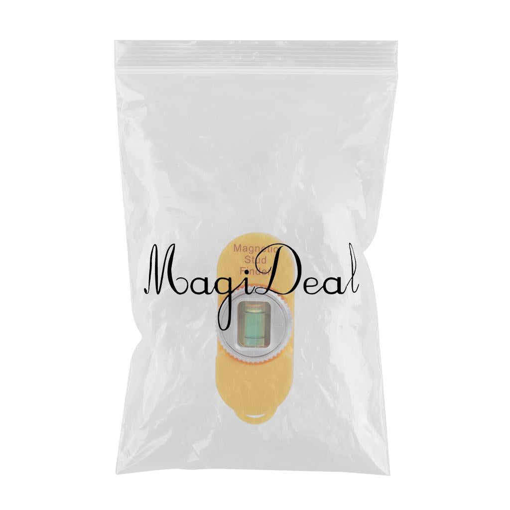 Magnetic Stud Finder Pocket Sized, Powerful Drywall Screw and Nail Locator Orange_A