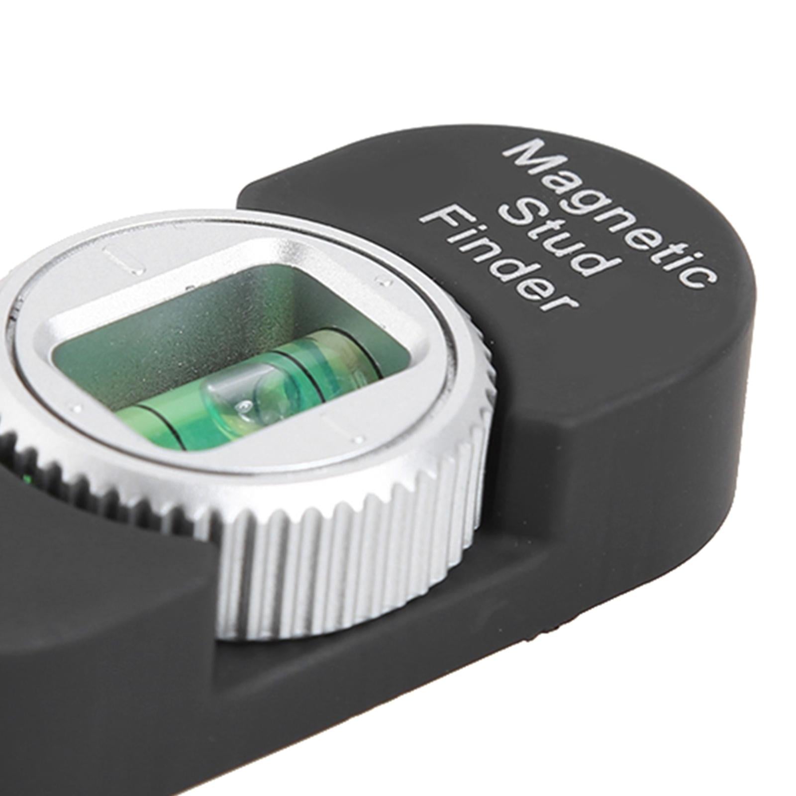Magnetic Stud Finder Pocket Sized, Powerful Drywall Screw and Nail Locator Black_A