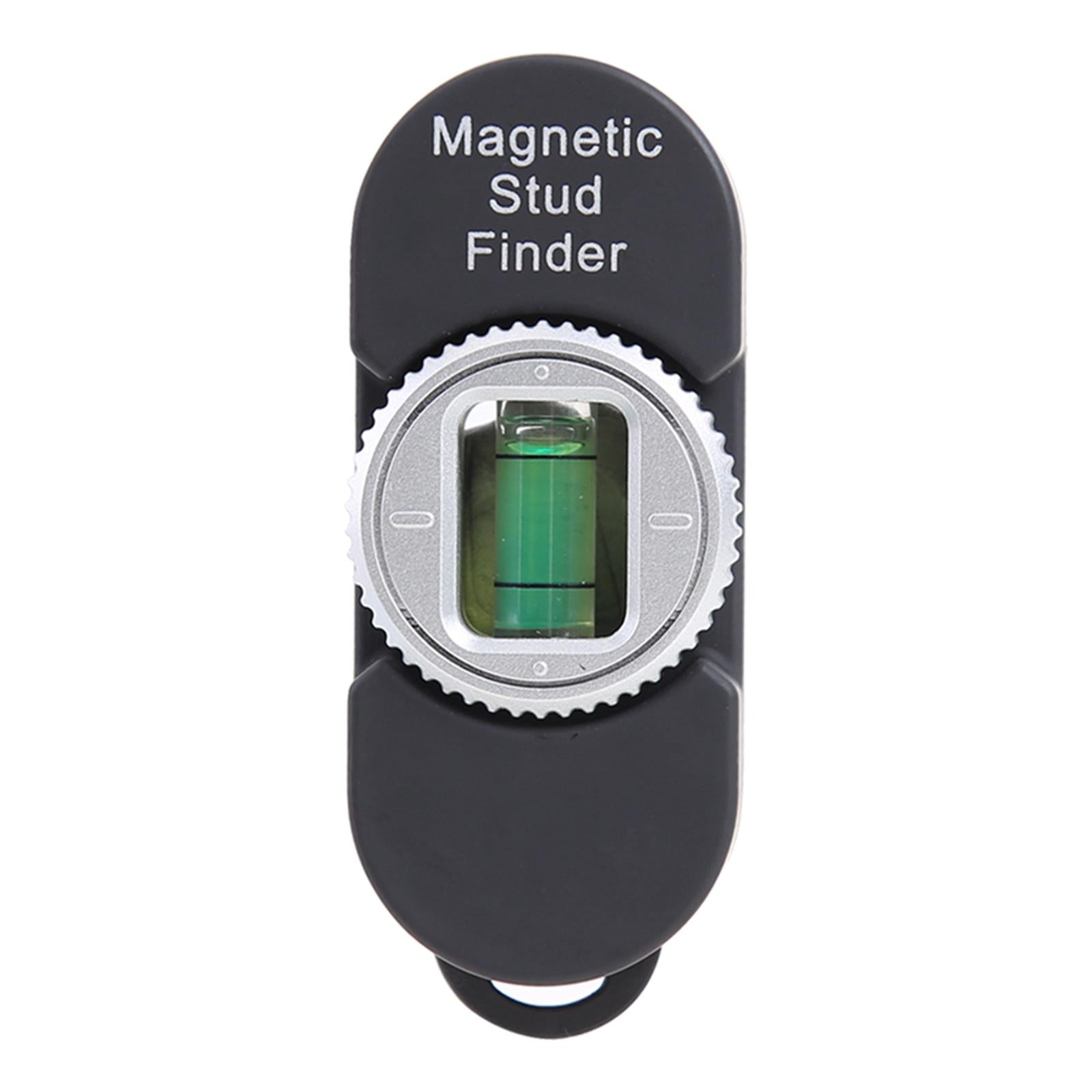 Magnetic Stud Finder Pocket Sized, Powerful Drywall Screw and Nail Locator Black_A