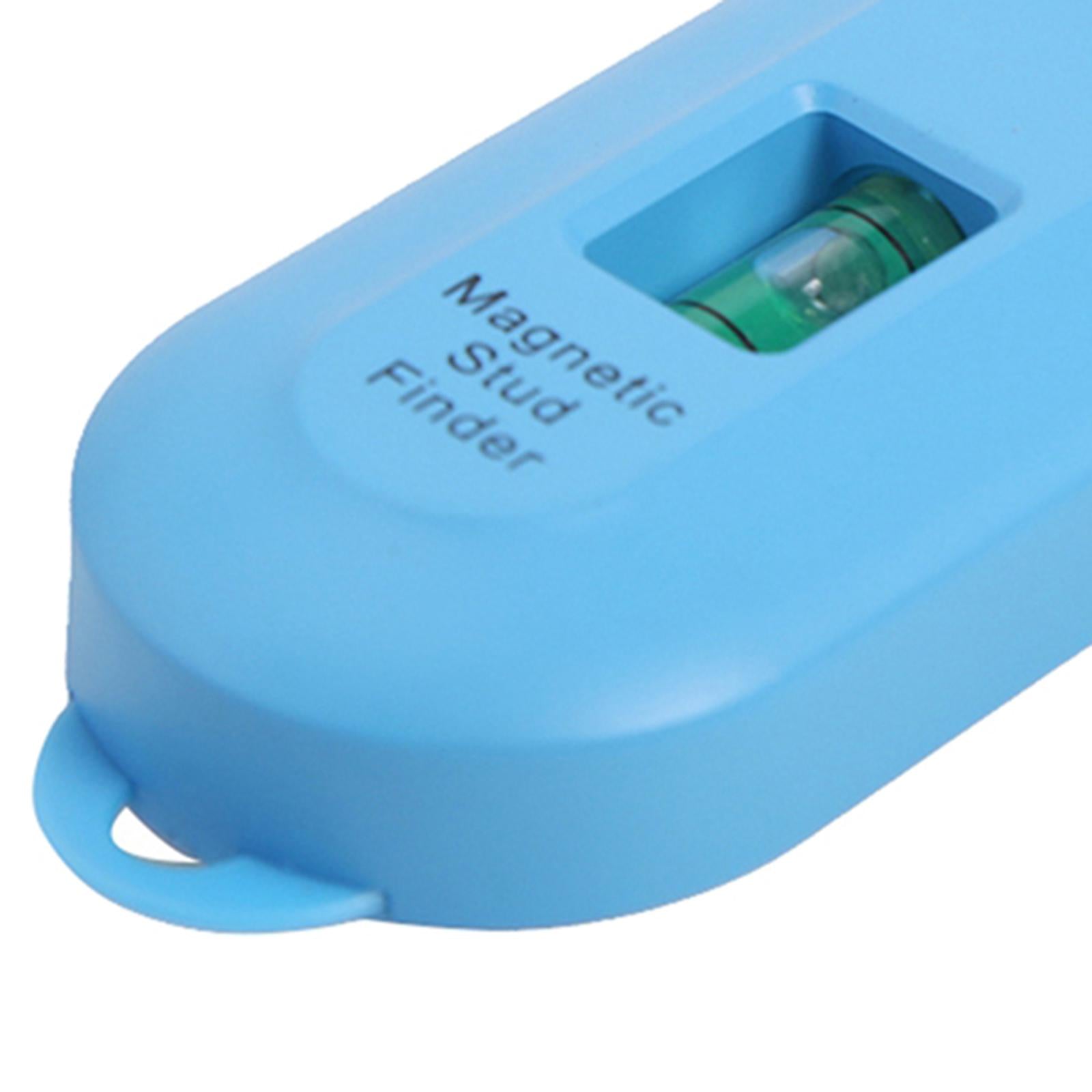 Magnetic Stud Finder Pocket Sized, Powerful Drywall Screw and Nail Locator Blue_B