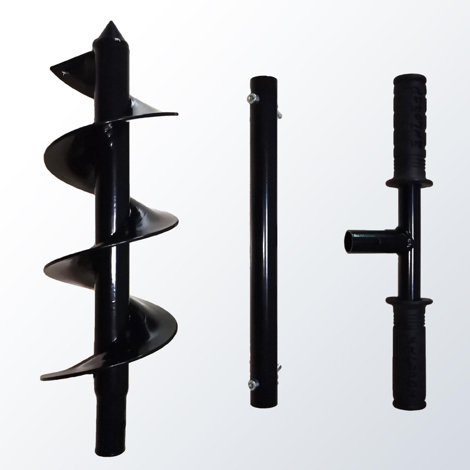 Manual Earth Auger Fence Post Drill Soil Digger Hole Borer 4 Hand Tool