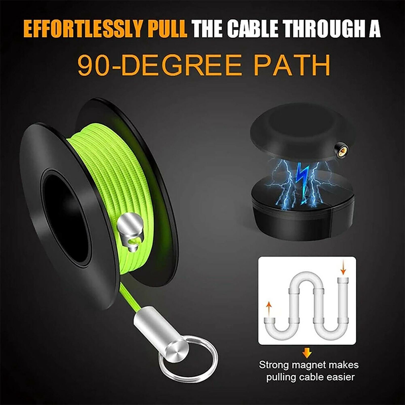 Magnetic Cable Fishing Tools Wire Puller Wall for Home Father's Day Gift