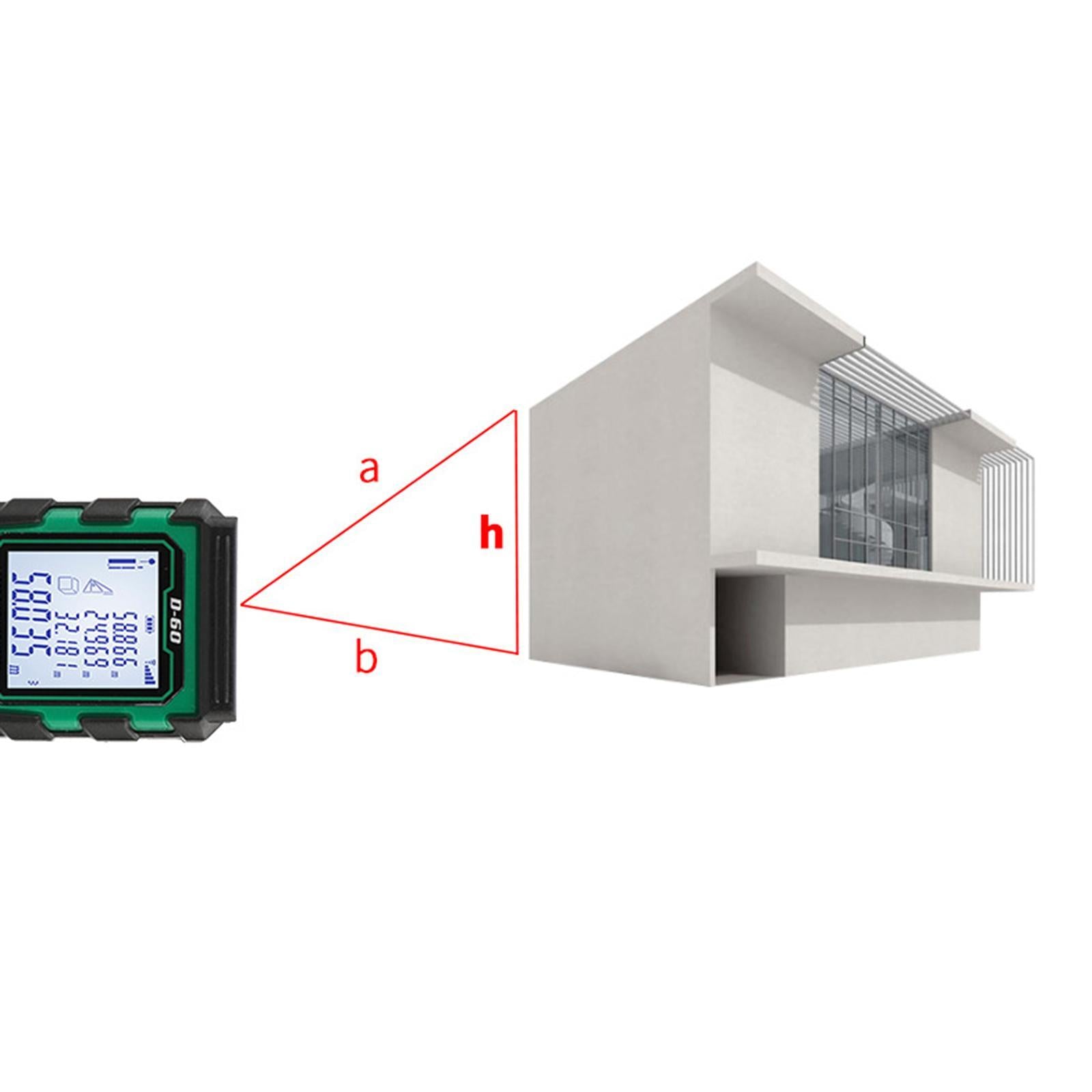 Distance Meter 40m 60m 80m 100m Range Finder Measure Tool  Style 2