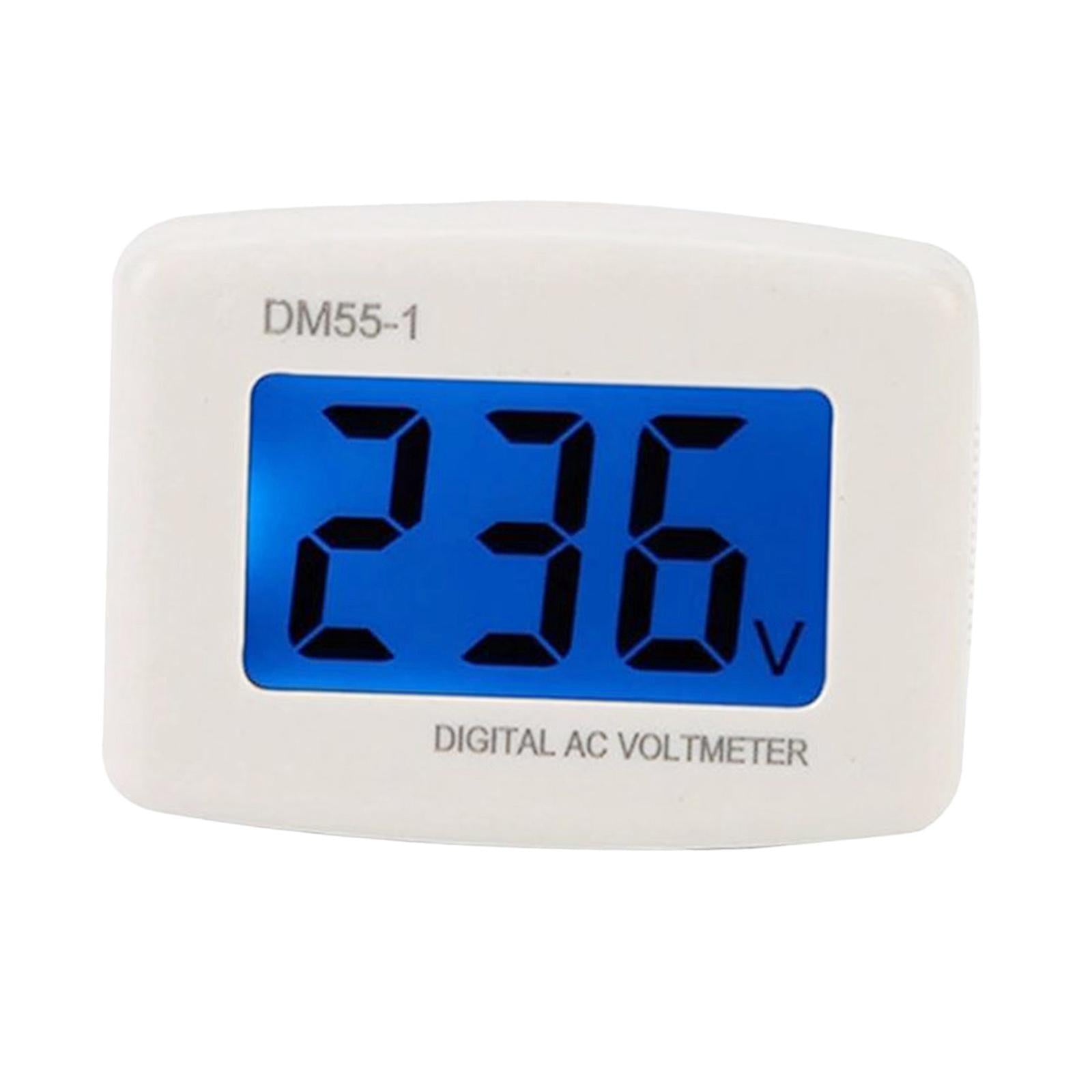 US AC 80-300V LCD Digital Voltmeter AC 110V 220V Gauge Meter for Household
