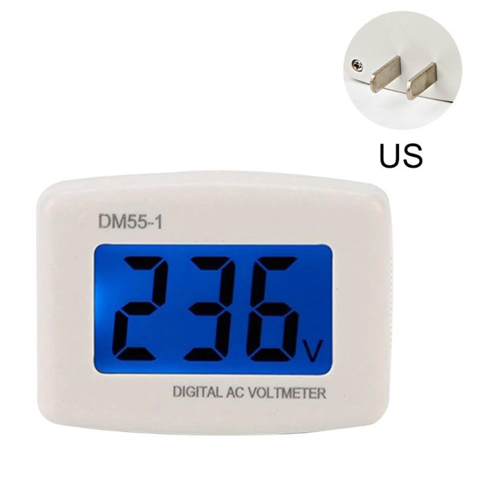 US AC 80-300V LCD Digital Voltmeter AC 110V 220V Gauge Meter for Household
