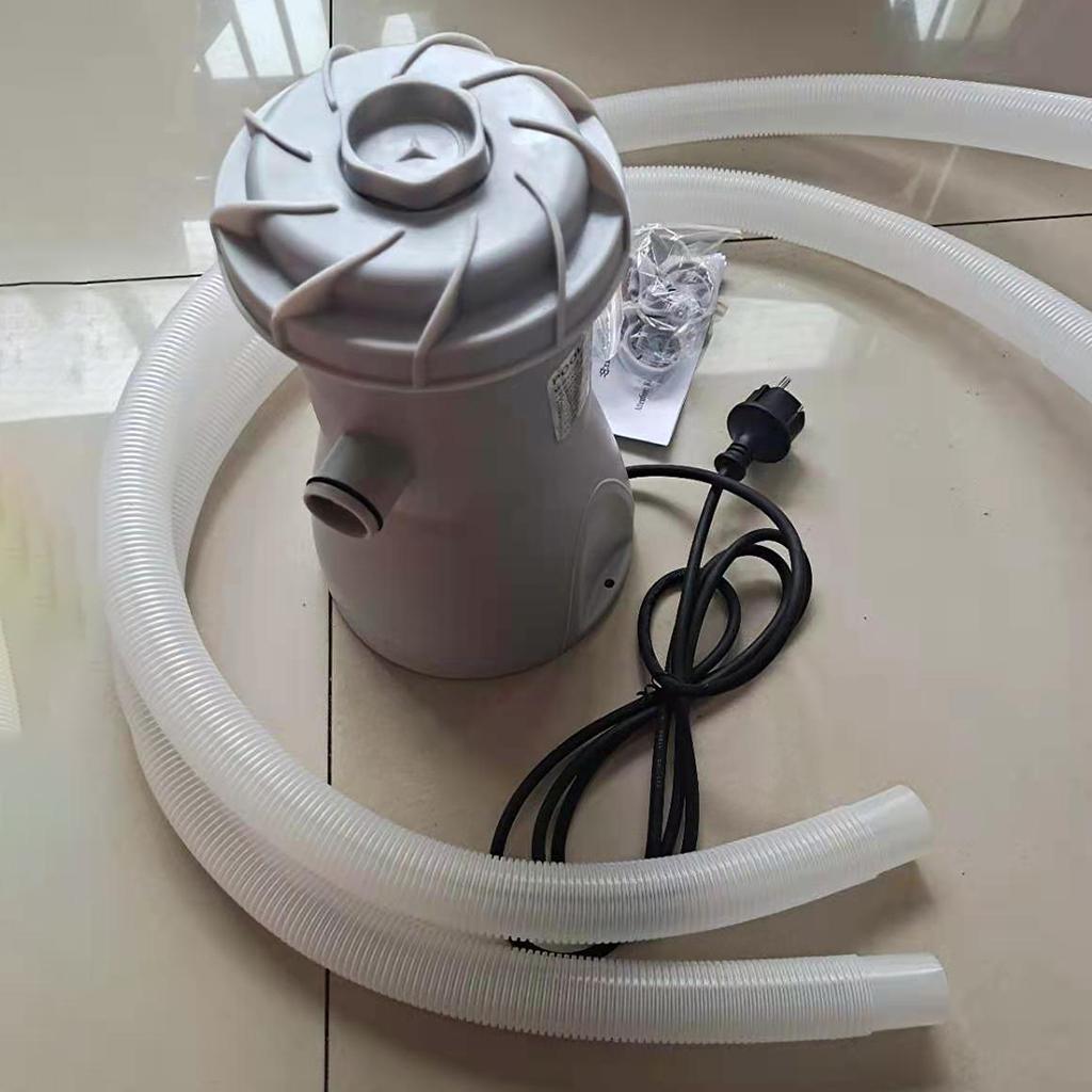600 Gallons Swimming Pool Cartridge Filter Pump Kit with Accessory Plug: US