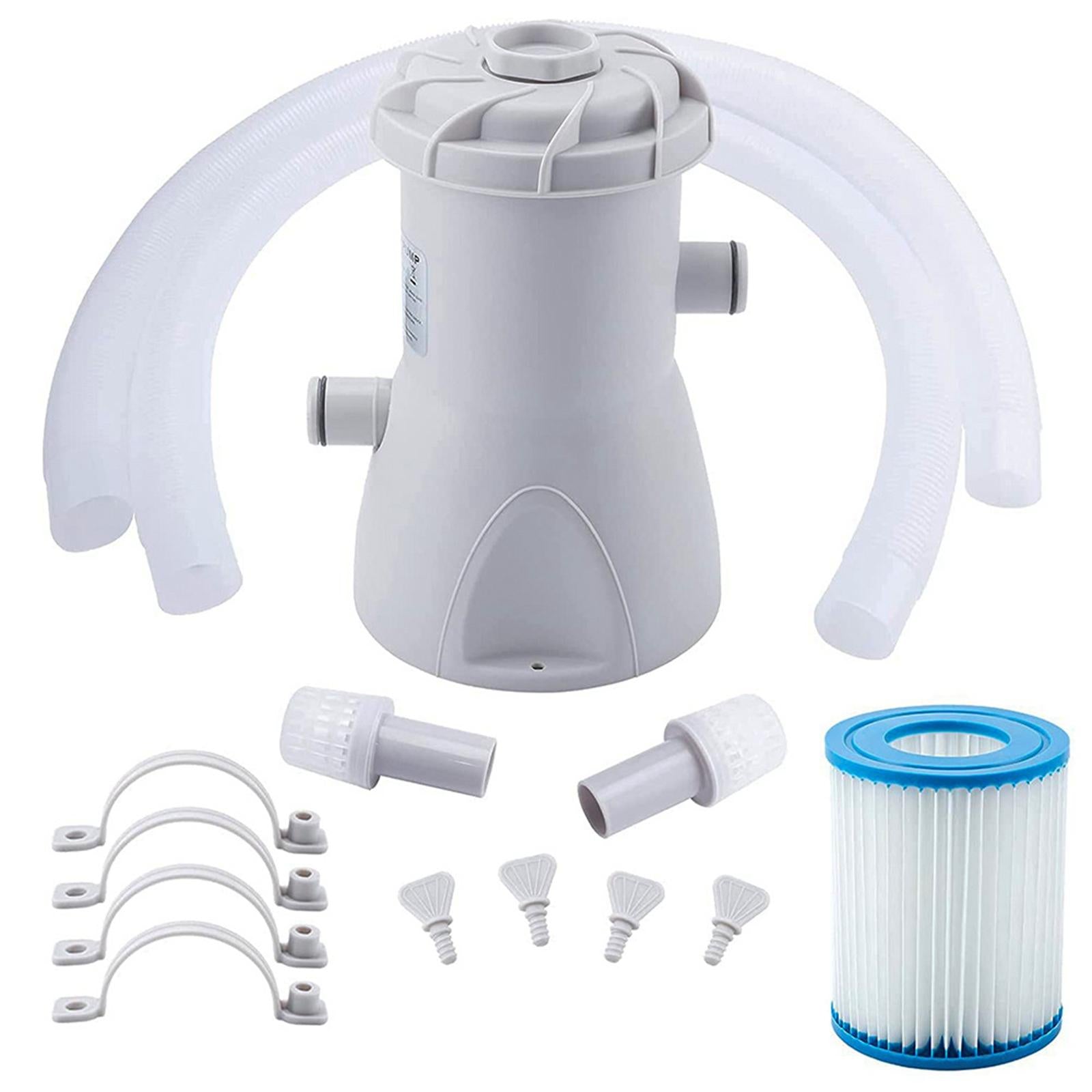 Electric Filter Pump For Pools Flow Rate 530 Gallons Water Pump with Accs