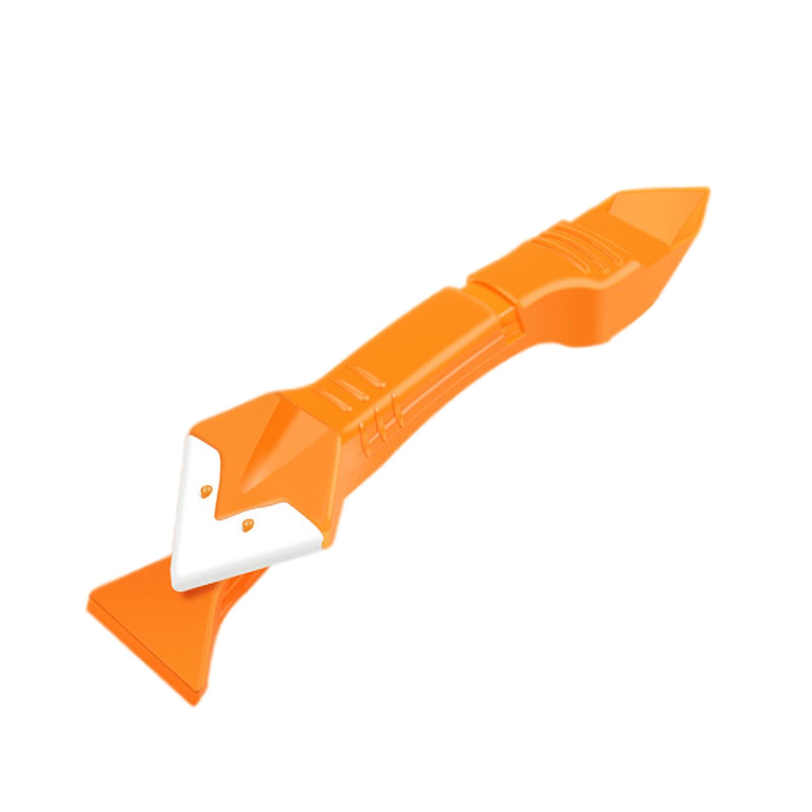 Glass Cement Scraper Tool Caulking Finishing Sealant Grout Remover Yellow
