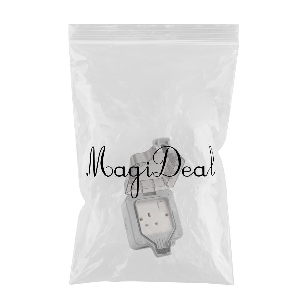 Outdoor Wall Socket Outlet Receptacle Outlet Switch Socket Park for Garage 1 Switch