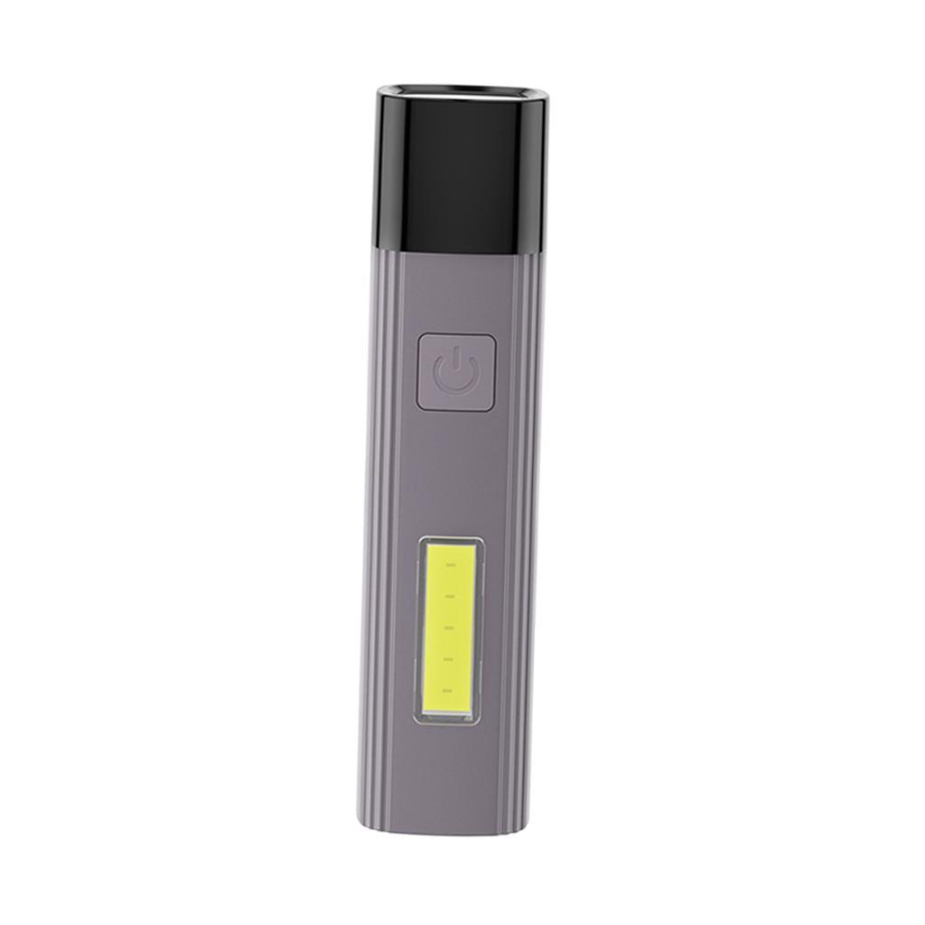 Portable Torch Lamp Wear-resisting Flashlight Emergency Outdoor Light Gray