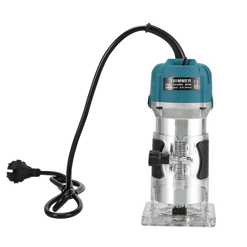 800W Electric Trimmer Trimming Machine Router Woodworking Tool UK