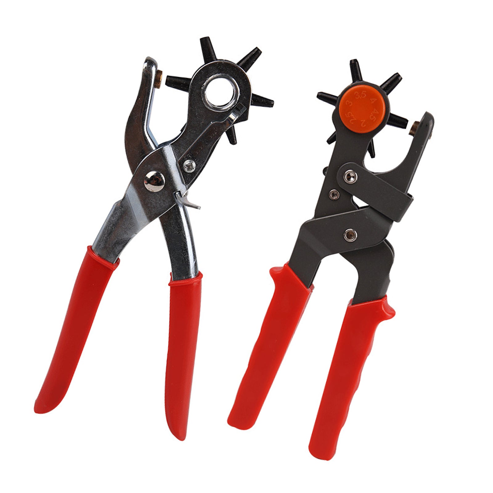 Eyelet Grommet Plier Carbon Steel 6 Sizes for Leather Belt General Tools Light Duty